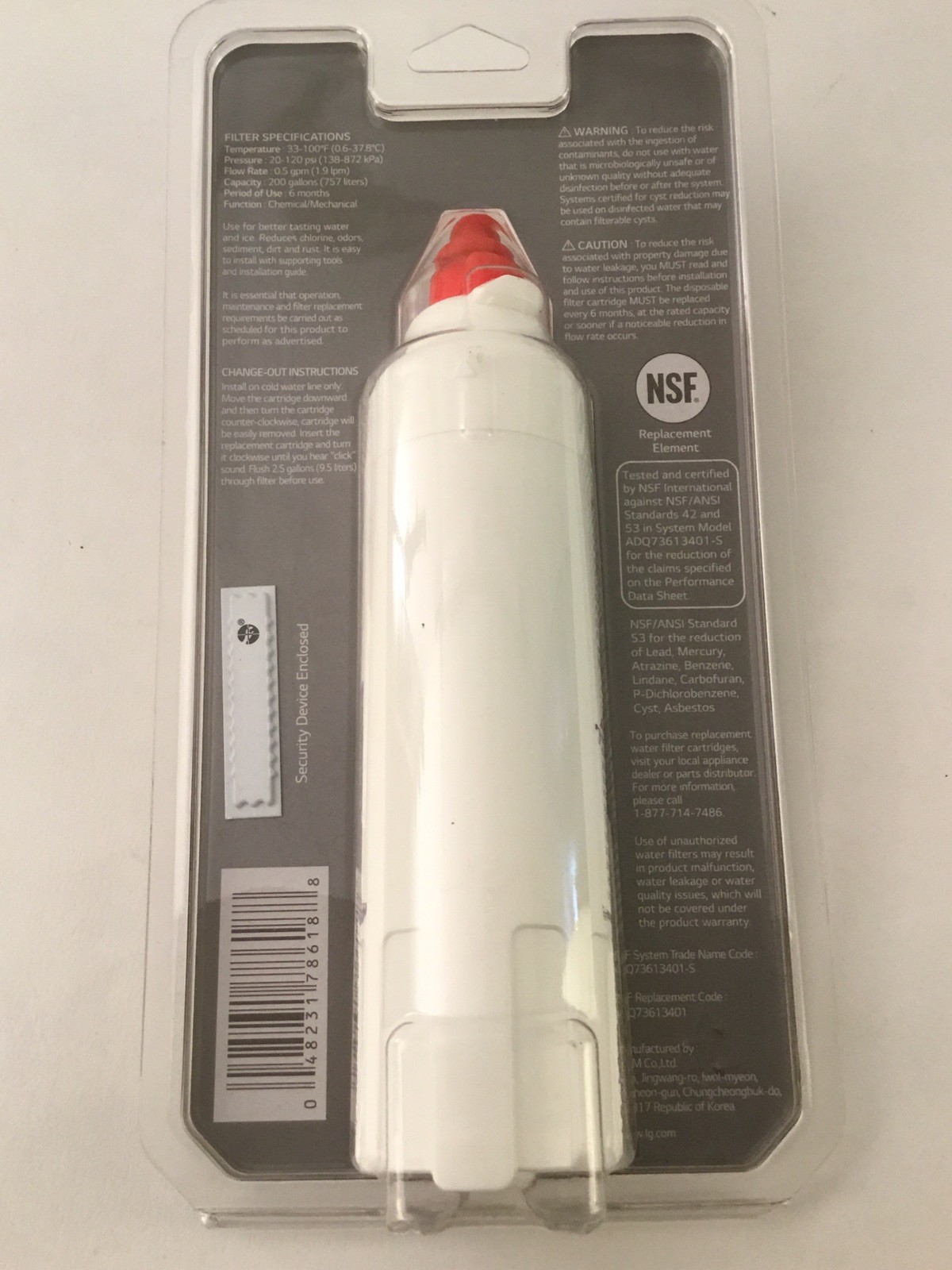 LG Refrigerator Replacement Filter Model LT800P / LT800PC / LT800PCS 200 Gal