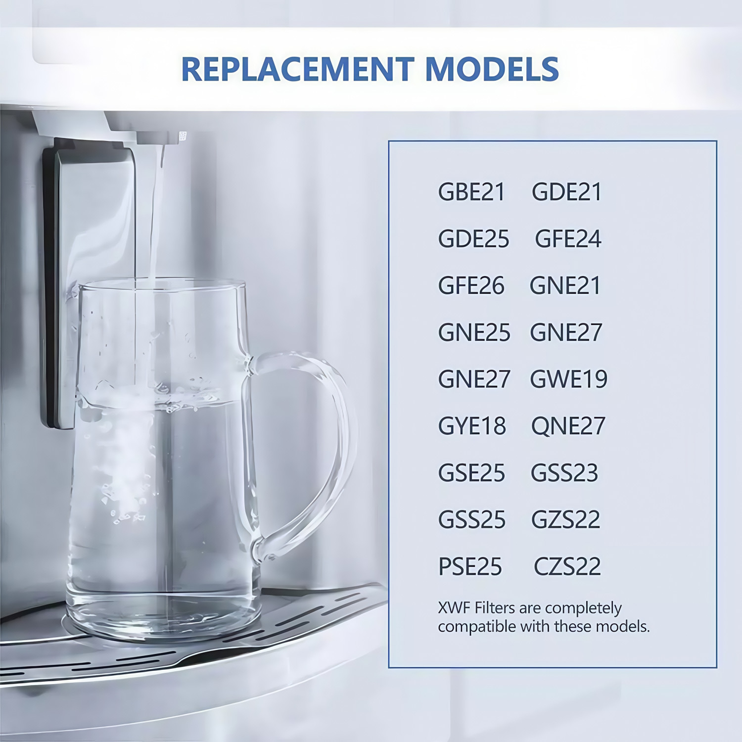 2Pack GE XWF Replacement XWF Appliances Refrigerator Water Filter New