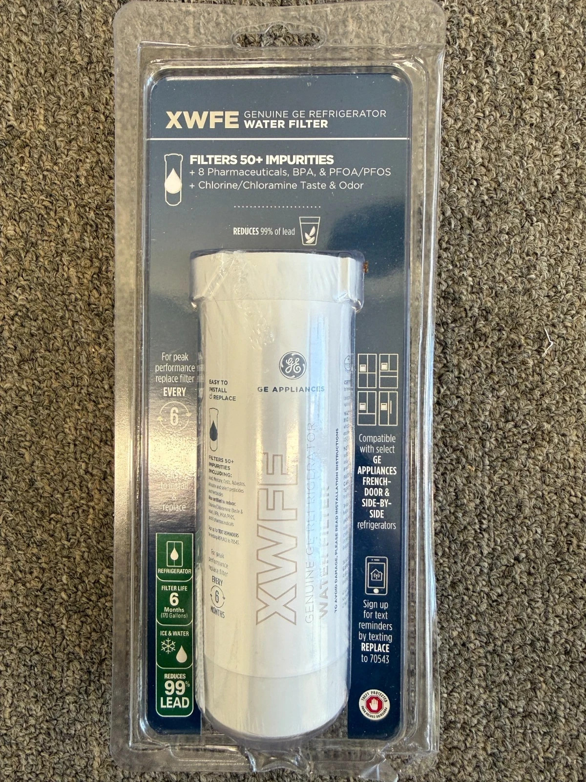 GE XWFE Water Filter – White