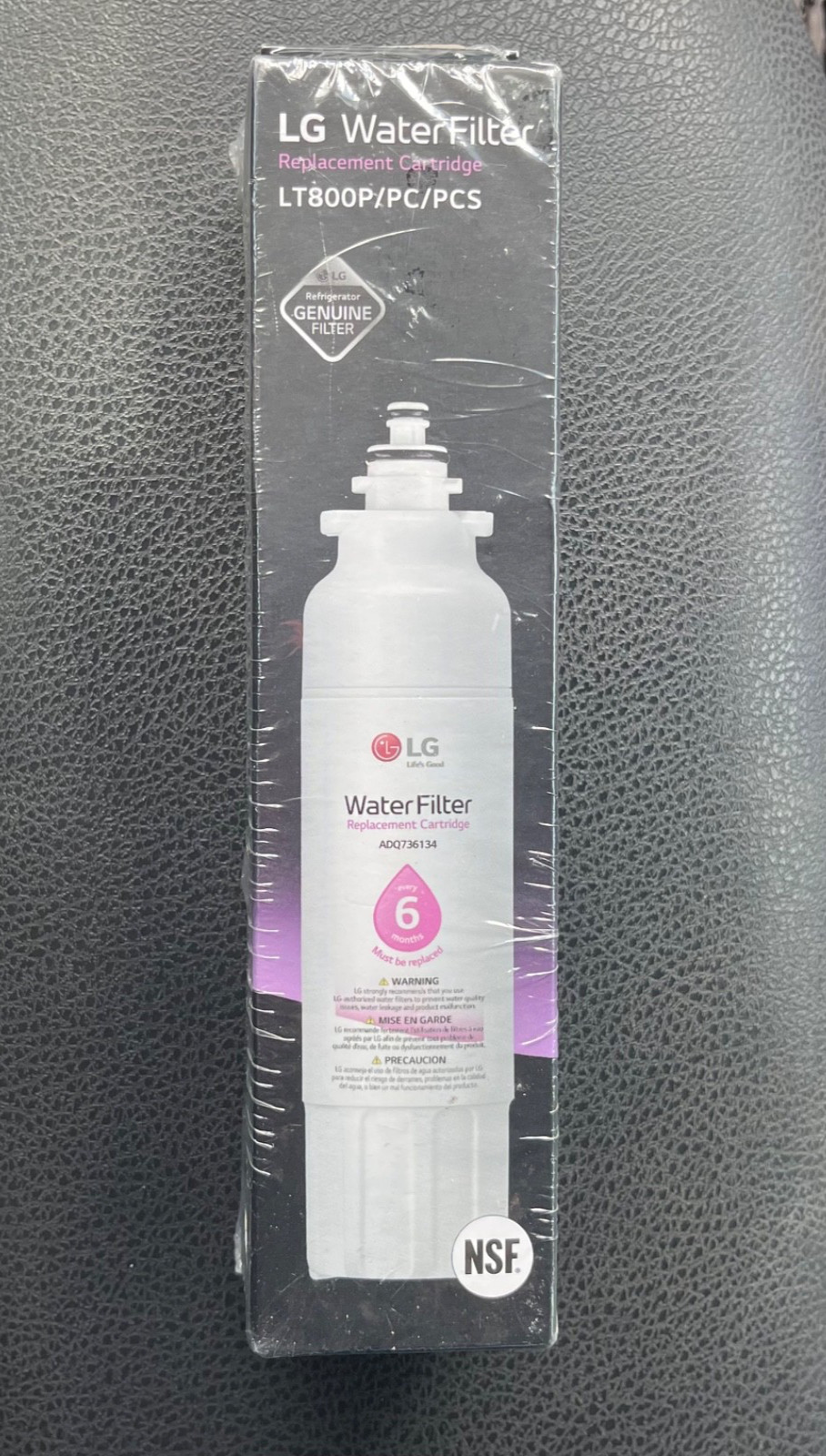 LG LT800P Refrigerator Water Filter 6 Month 200 Gallon OEM Replacement NEW