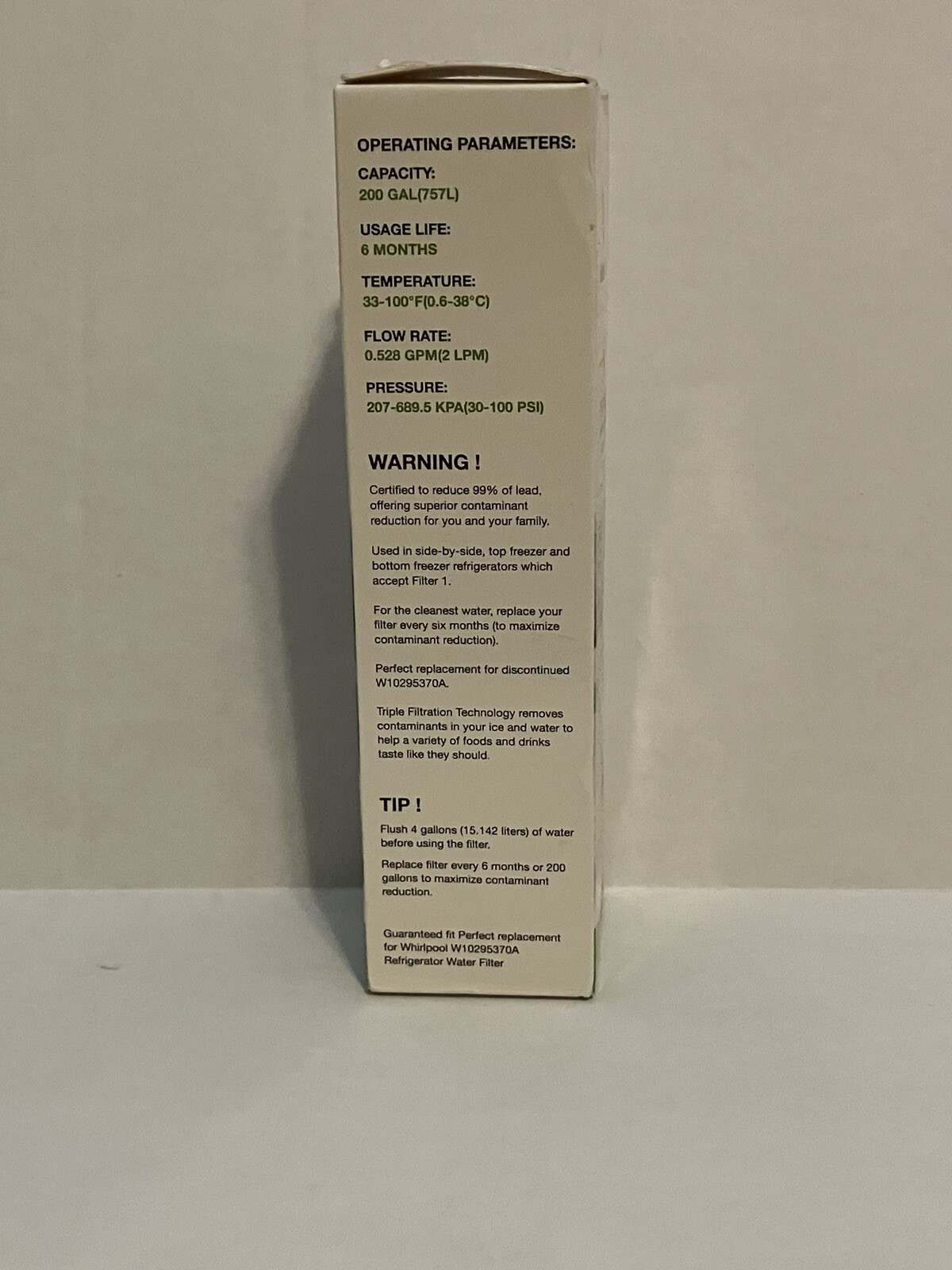 GlatterCamp H2O Cap Filter 1 Replacement for Kenmore 46-9081 (￼Damaged Box)