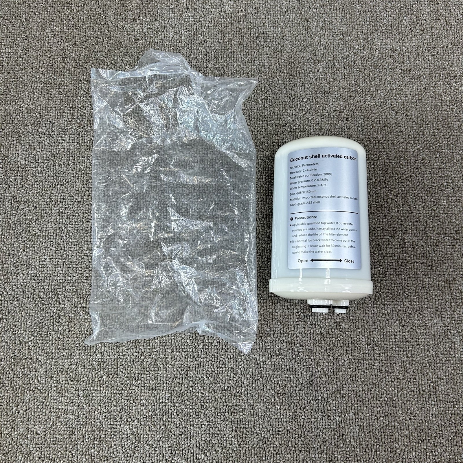 Replacement Water Ionizer Filter No Box Coconut Shell Activated Carbon Leveluk