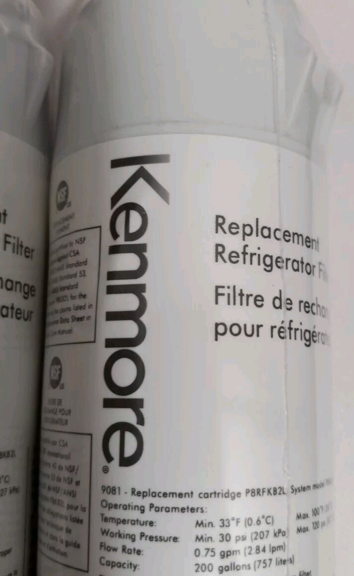 Kenmore Replacement Refrigerator Water Filters 469081 Lot Of 4 New (2 w/o Boxes)