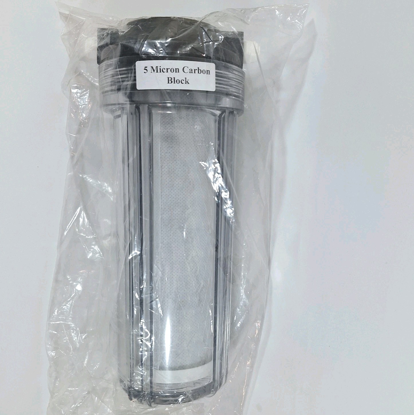 Matrikx 5 micron Carbon Block inline Water Filter w Housing 1/4″ – FREE SHIPPING