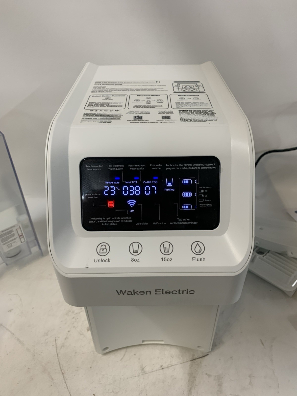 Waken Electric C11S Reverse Osmosis Water Filtration System Countertop – USED
