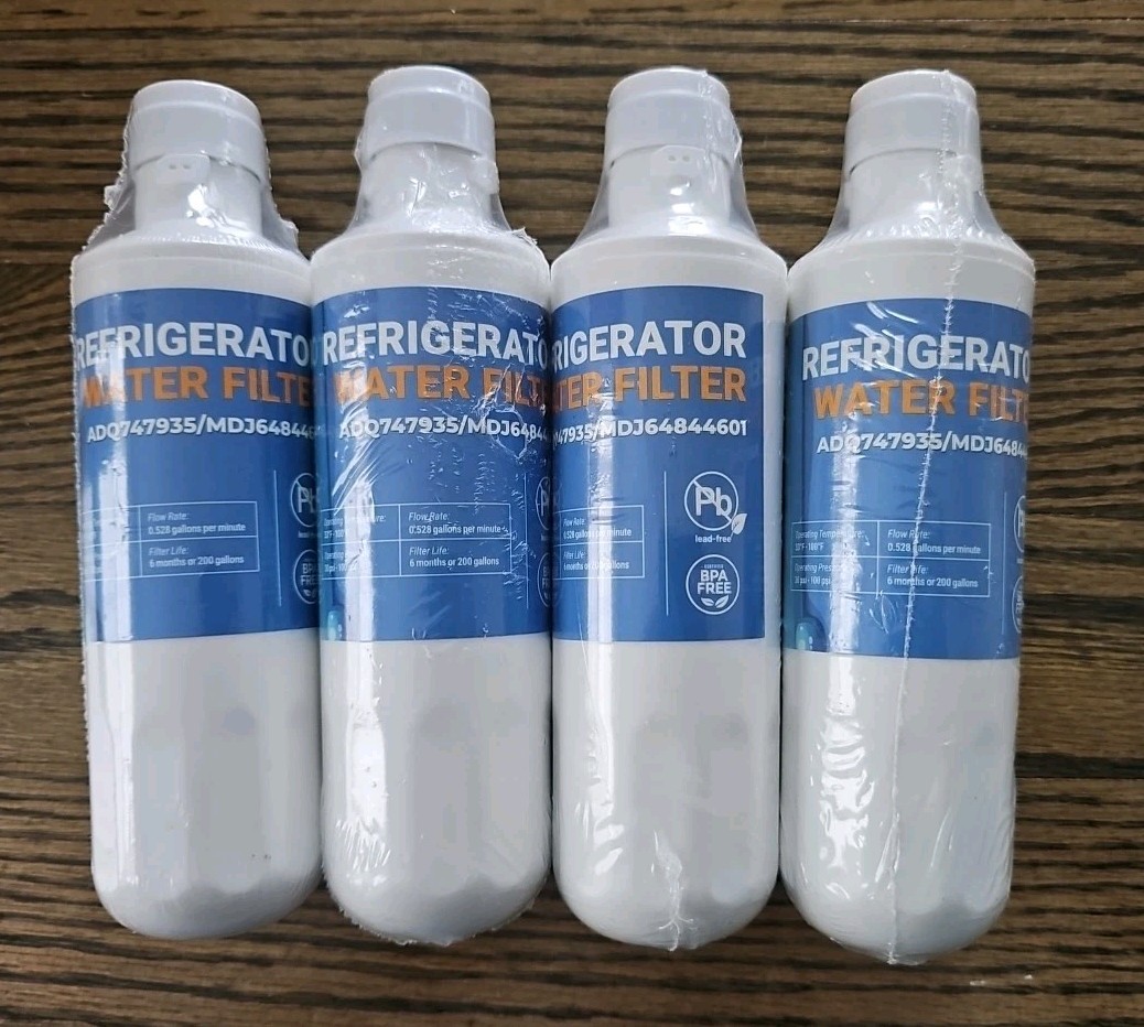 4 PACK Fit For LG LT1000P ADQ747935 MDJ64844601 Water Filter Cartridge
