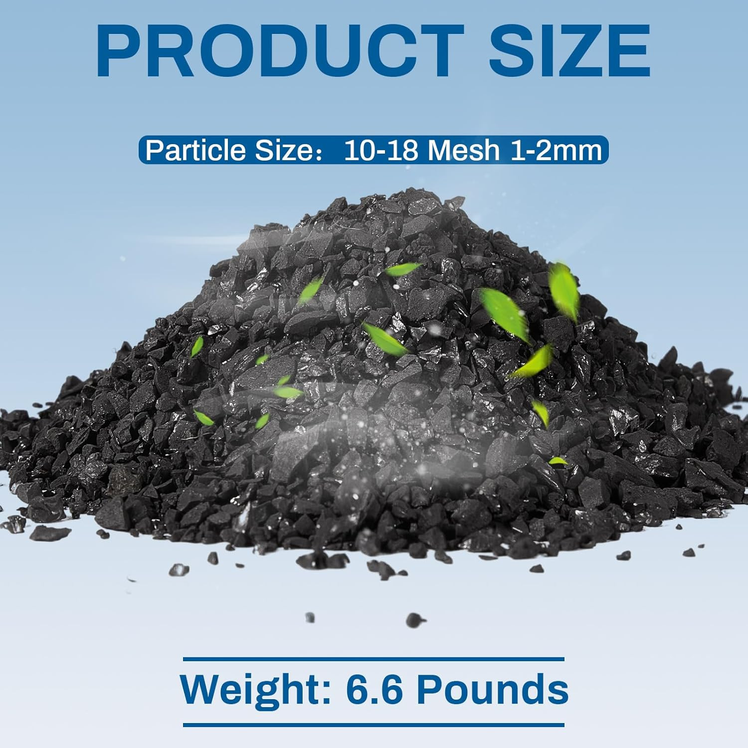 6.6 Lbs Bulk Granular Activated Carbon (GAC) � 10-18 Mesh Coconut Hull