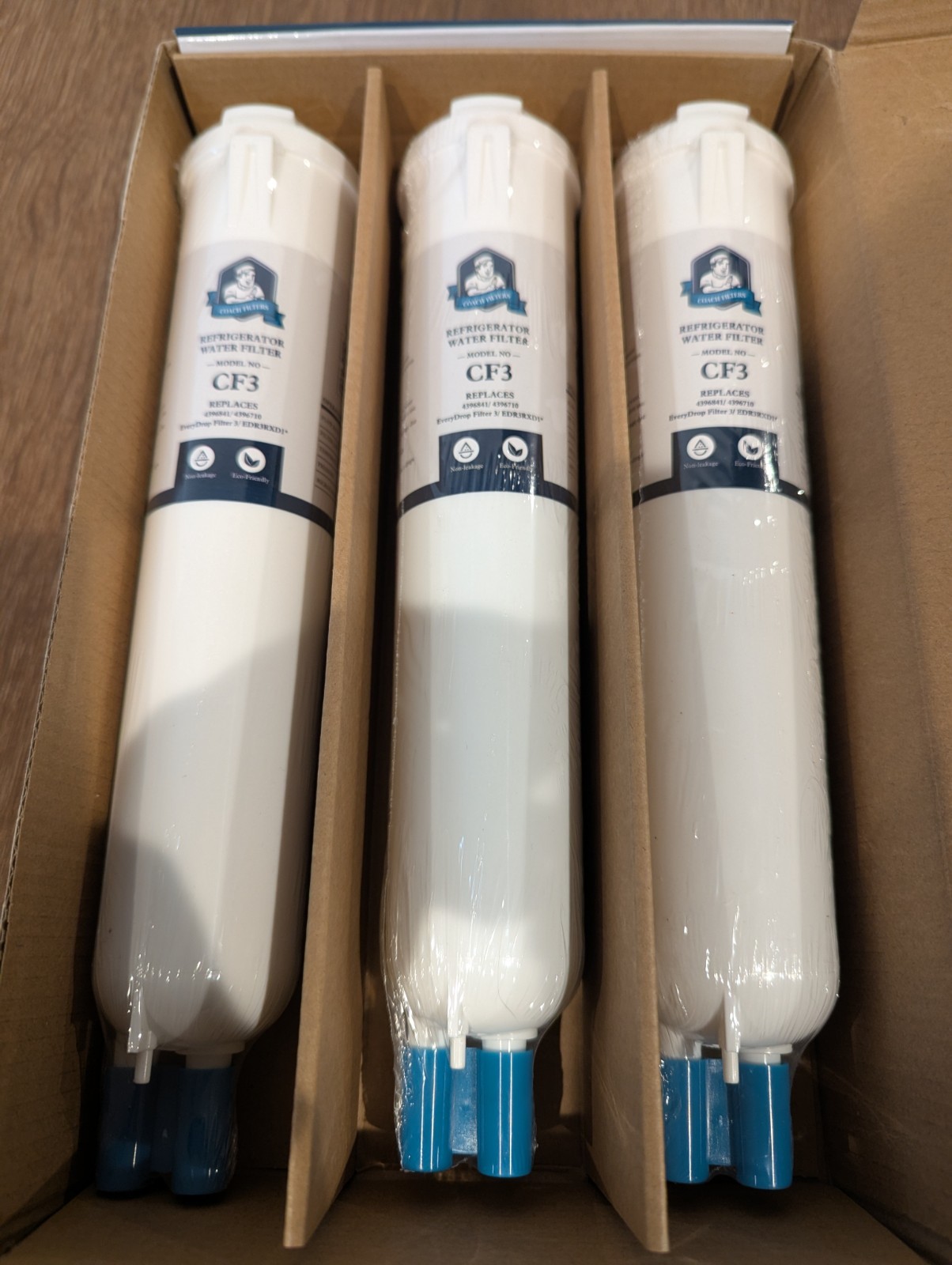 Coach Filters Refrigerator Water Filter CF3 3-Pack for Whirlpool Every drop 3
