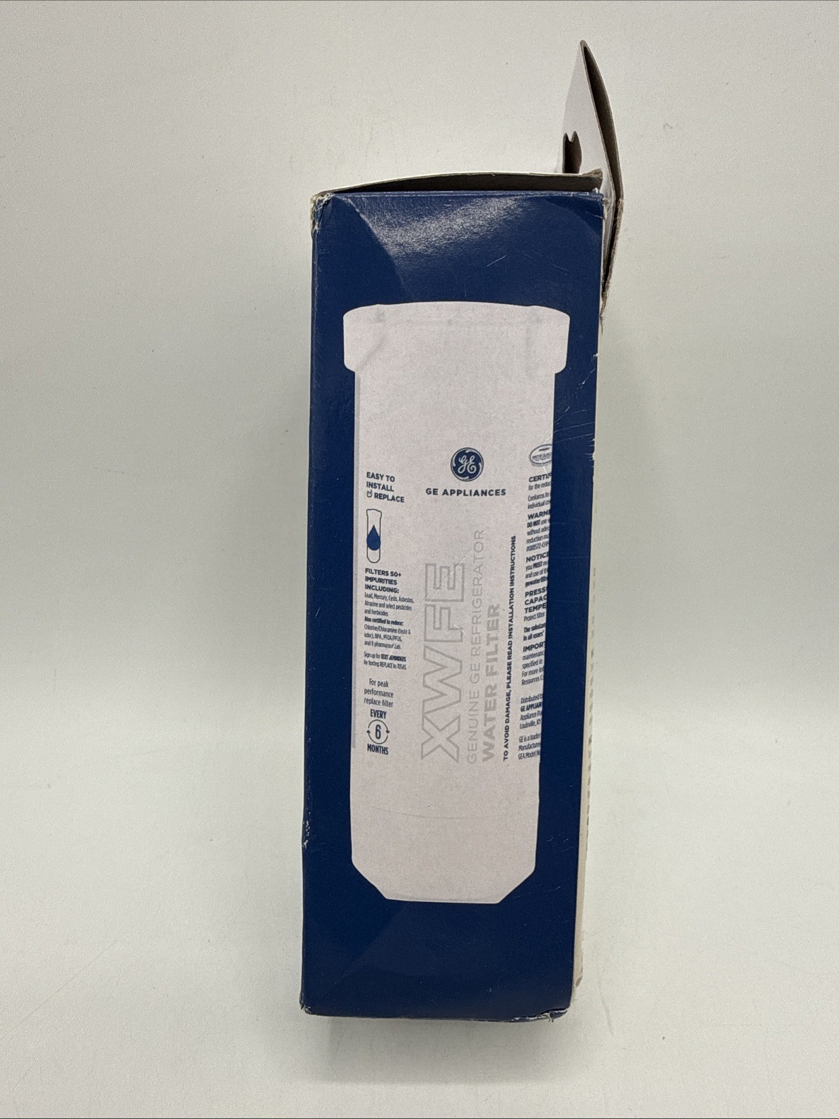 Genuine GE XWFE OEM Refrigerator Water Filter Replacement No Chip