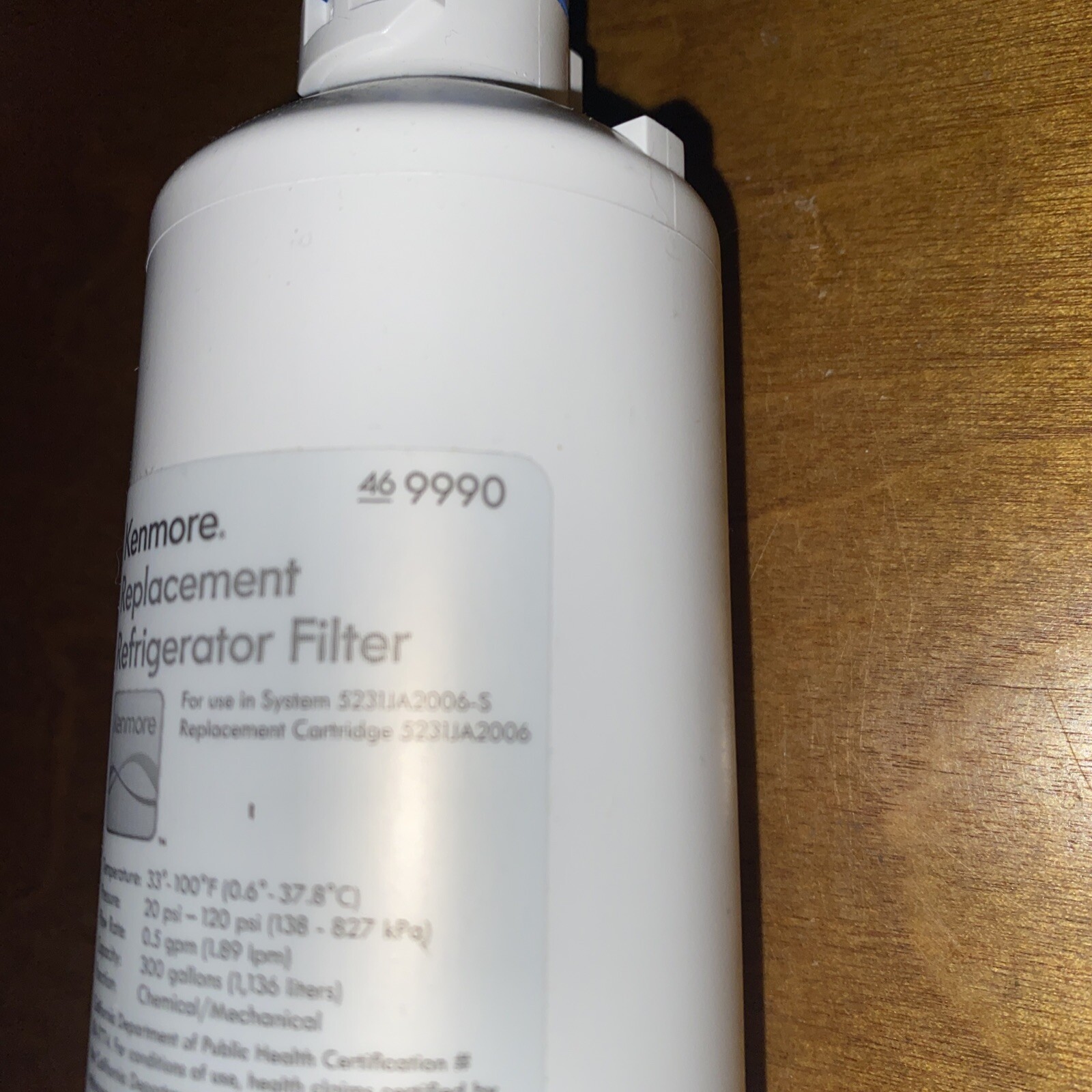 NEW Kenmore Clear! Refrigerator Filter 46-9990 469990 No Box – Guaranteed
