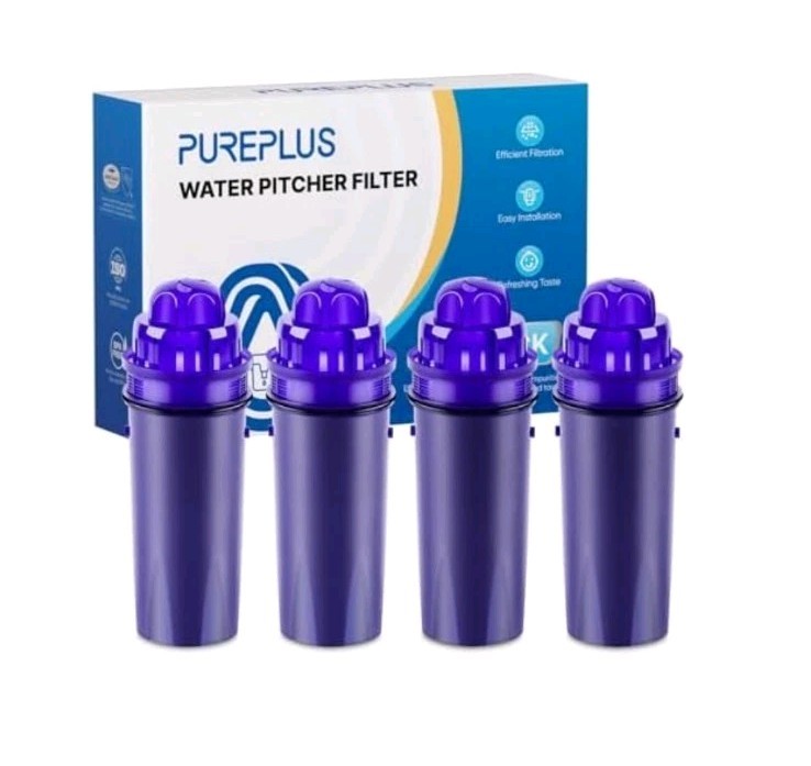 PUREPLUS CRF950Z Pitcher Water Filter For Pur PPF900Z PPF951K PPT700W – 4 PACK