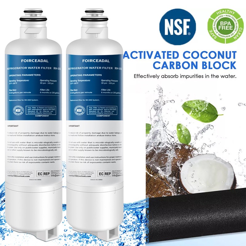 2PACK For Bosch UltraClarity Pro Water Filter BORPLFTR50, BORPLFTR55, RA450022