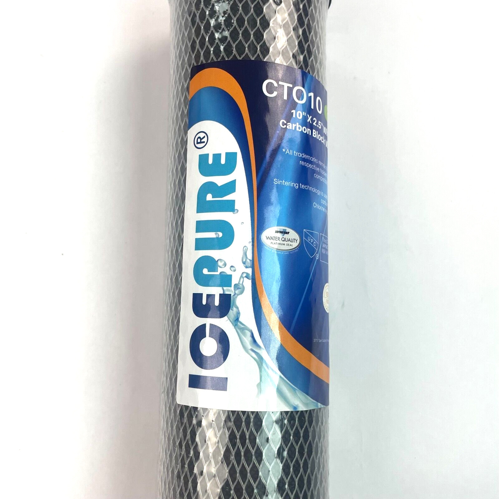 Ice Pure CTO10 Whole House Activated Carbon Block Water Filter 10×25″ NEW SEALED