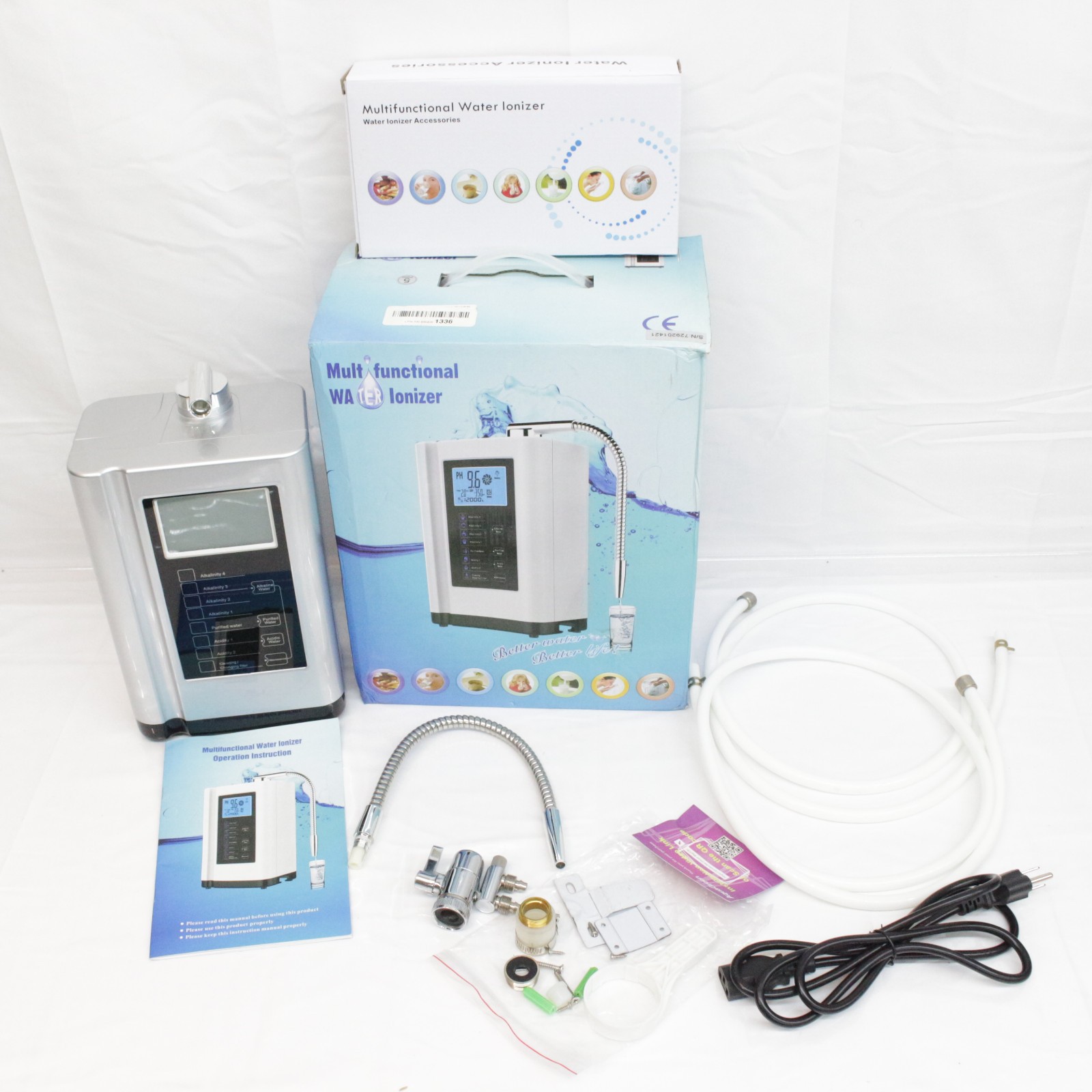 EHM-729 Multifunctional Water Ionizer Water Purifier for Home LCD Screen