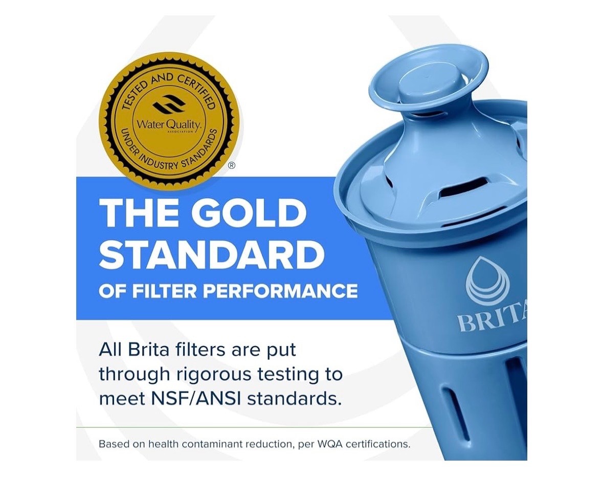 2 PACK Brita Elite Replacement Water Filters Pitcher Dispenser Sealed Blue OB06