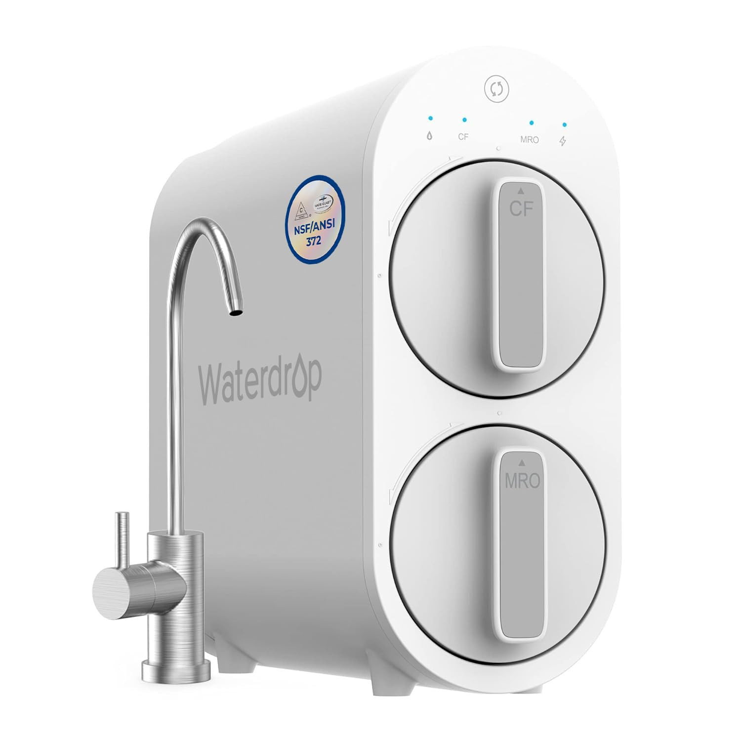 G2 Reverse Osmosis System 7 Stage Tankless 400 GPD RO Filter Under Sink USA Tech