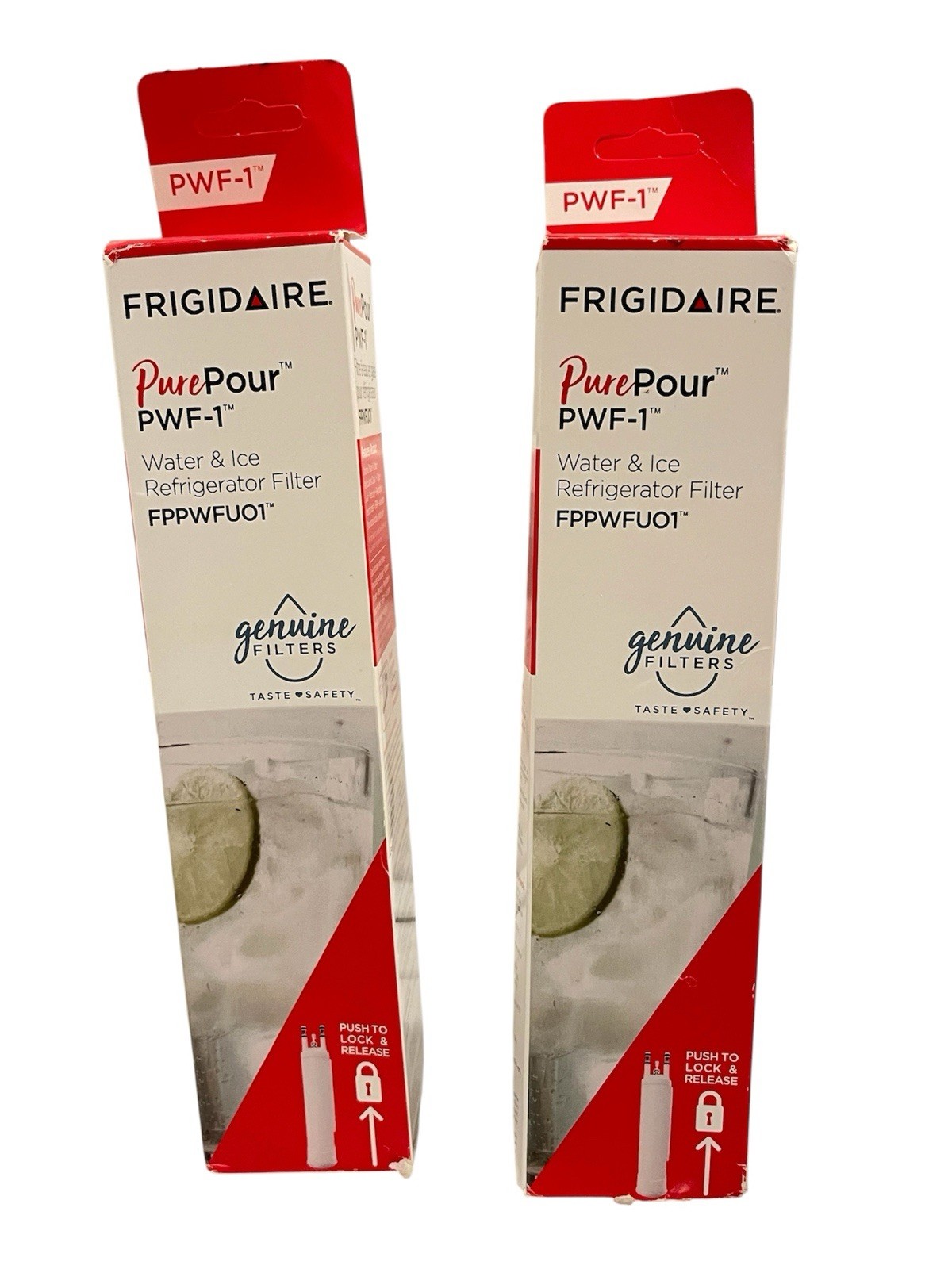 Frigidaire FPPWFU01 PurePour PWF-1 Refrigerator Water Filter-2PACK