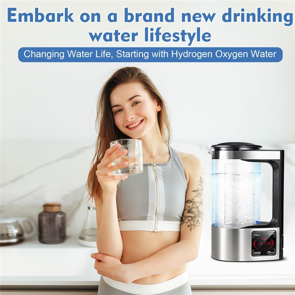 Hydrogen Water Machine Generator Rich Hydrogen Water Ionizer Generator Kettle 2L