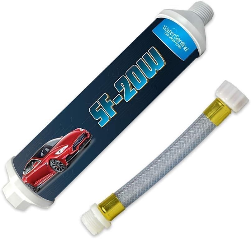 Spotless Car Wash Inline Deionized Water Filter 0.5 GPM Brass Adapter