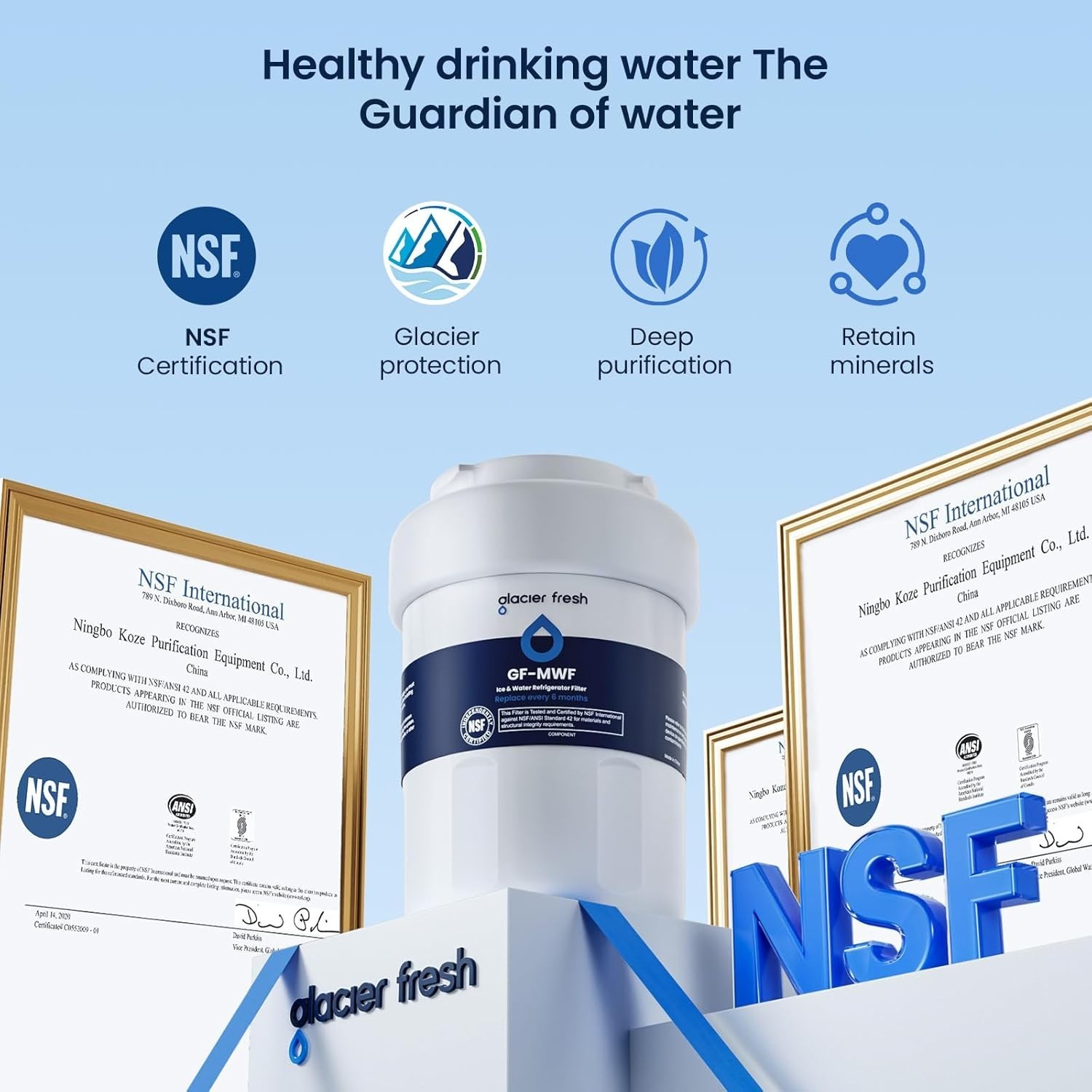 MWF Refrigerator Water Filter SmartWater MWFP MWFA GWF HDX FMG-1 WFC1201 kenmore