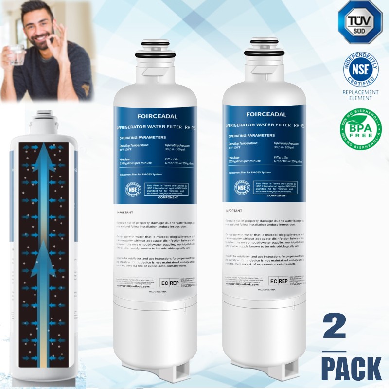 2PCS Refrigerator Replace Water Filter fit For 12033030 12028325 WFC100MF