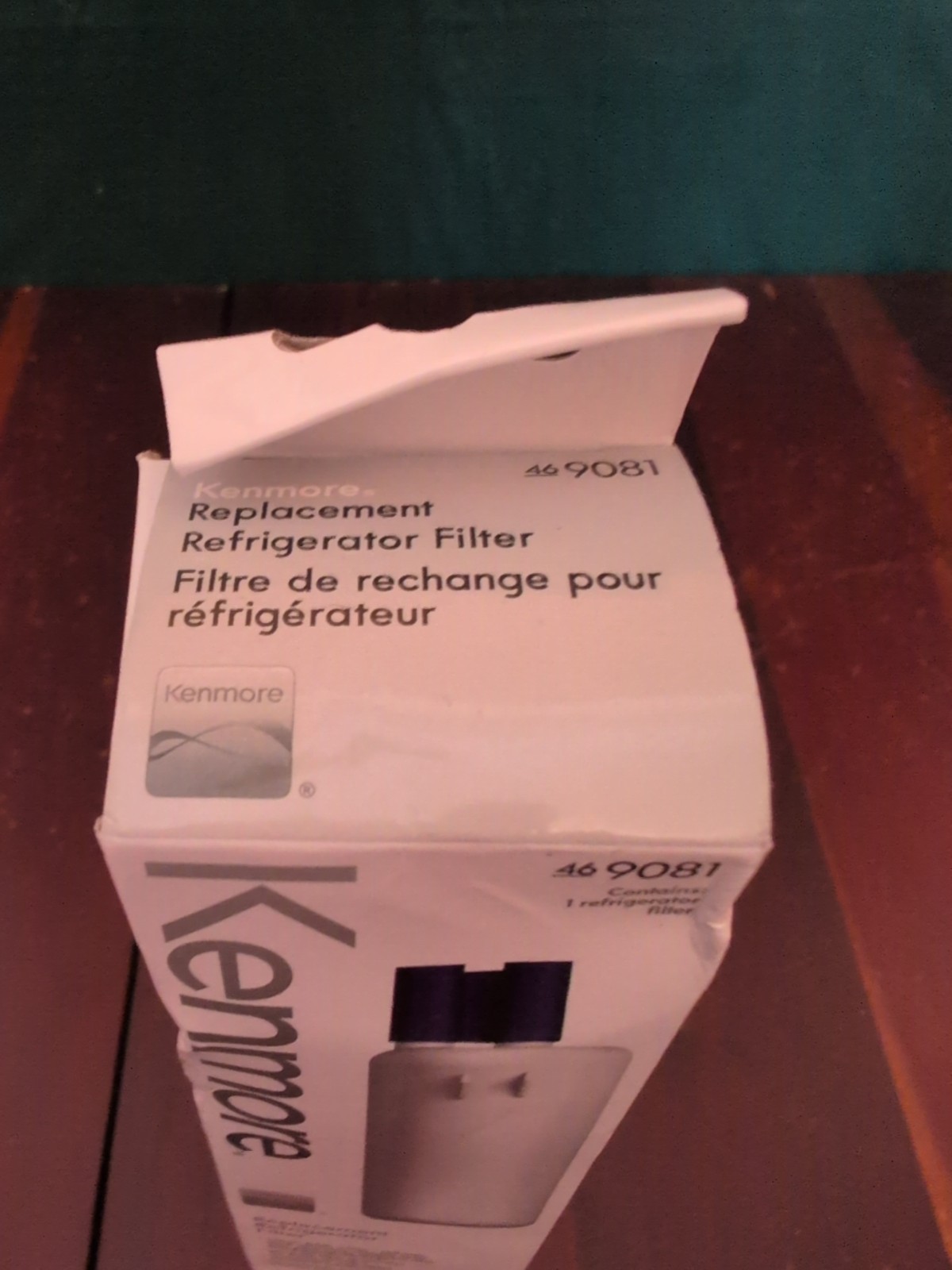Kenmore Replacement Refrigerator Water Filter 469081 Open Box Filter Sealed