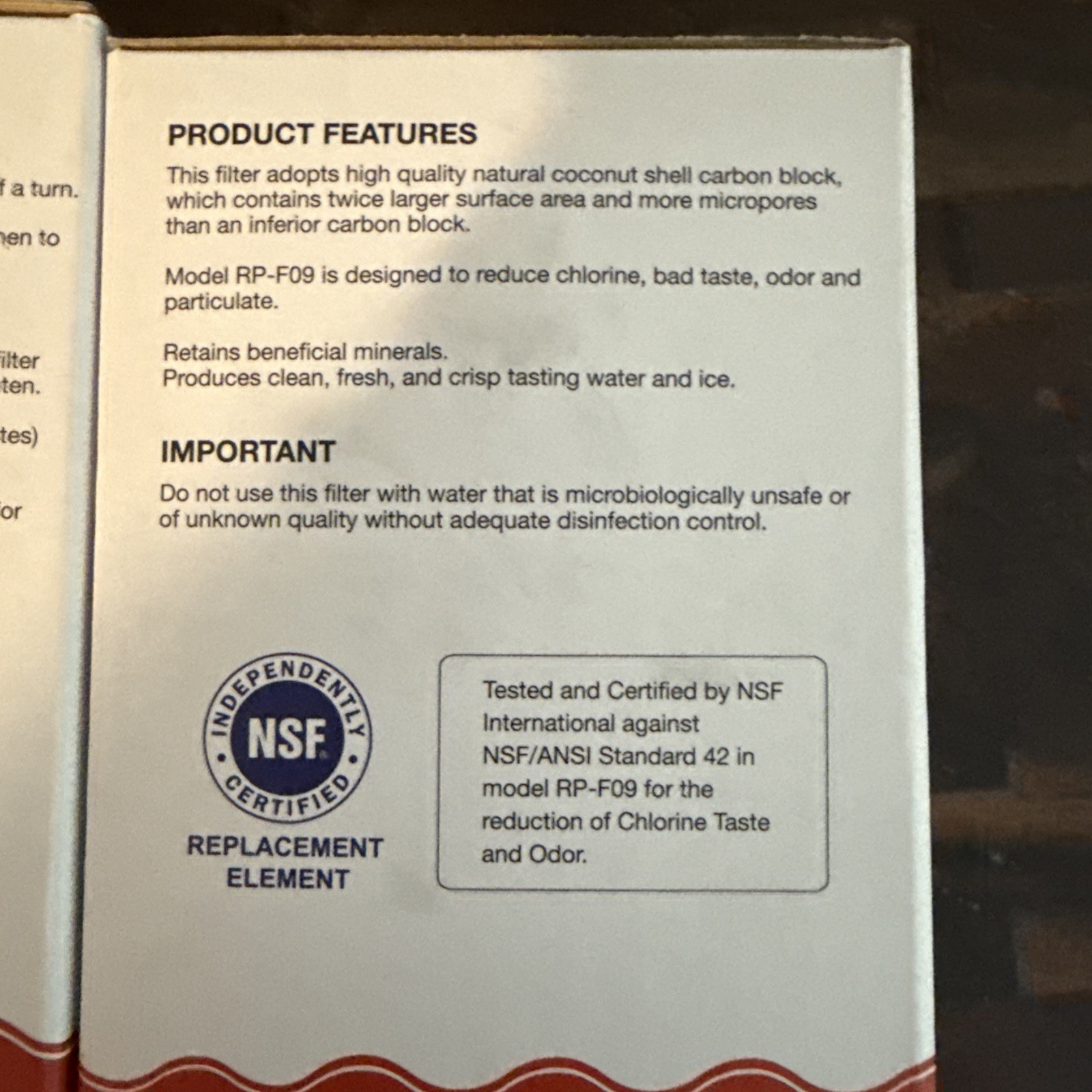 3 Pack RP-F09 water filters Fit for GE MWF GWF FMG WSG-1 CLCH102 RWF0600AH