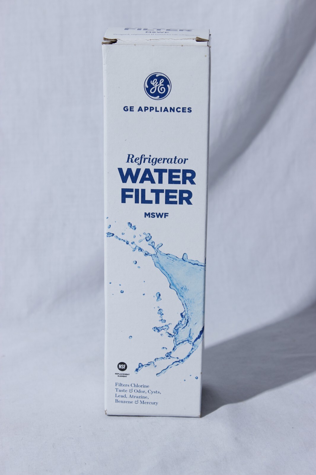 BRAND NEW GE APPLIANCES MSWF REFRIGERATOR WATER REPLACEMENT FILTER SEALED