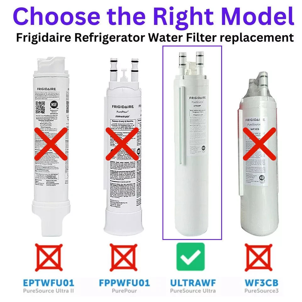 New 4 Pack ULTRAWF Frigidaire Ultra PureSource Refrigerator Water Filter US
