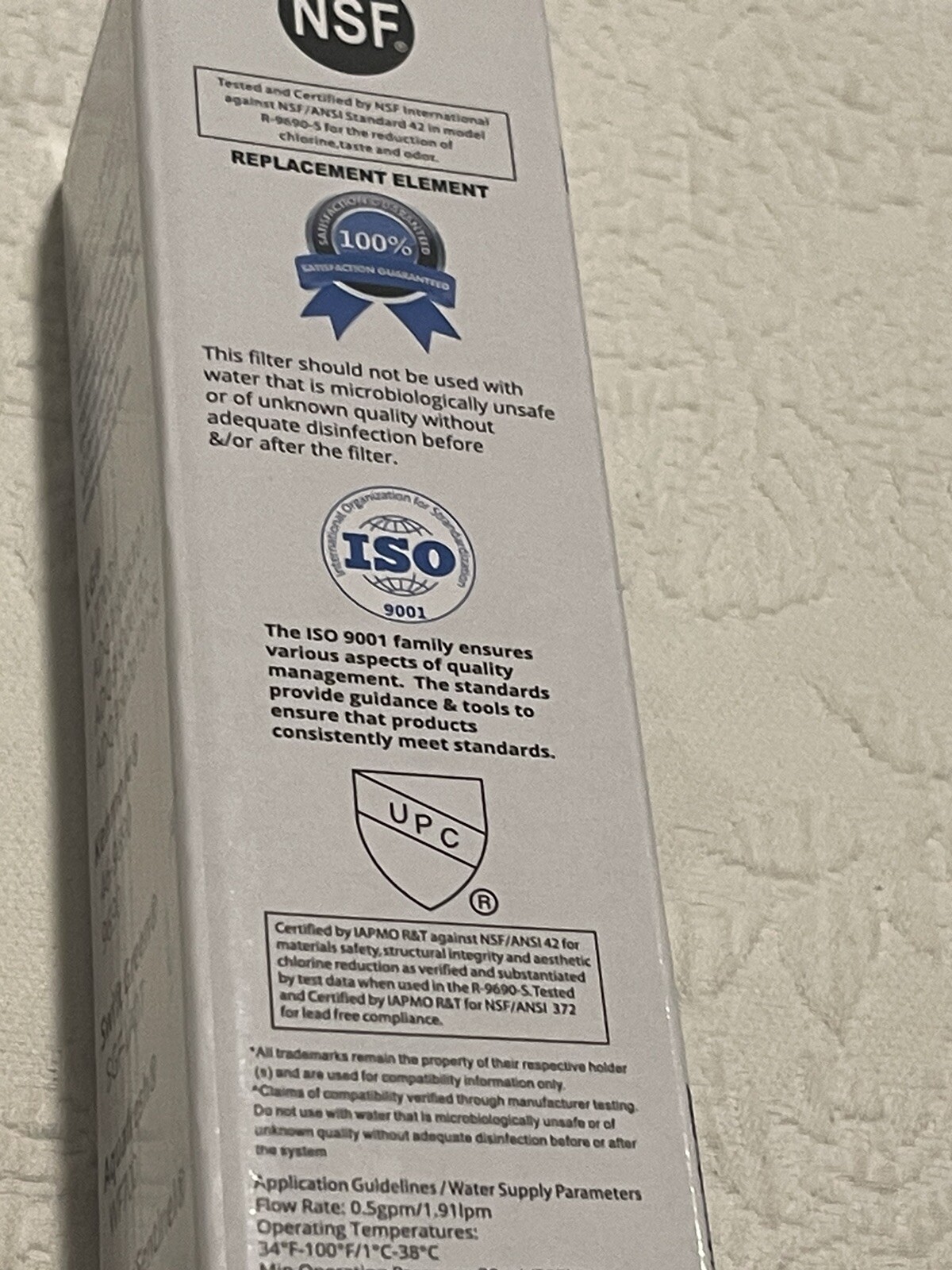 Refresh Sealed Filter In Open Box Compatible With LG And Kenmore