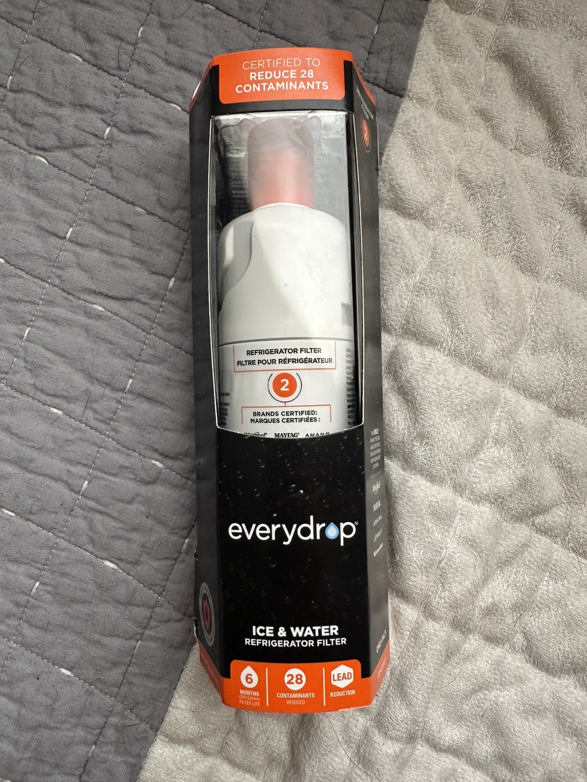 EveryDrop #2 Ice & Water Refrigerator Filter ΕDR2RXD1 New In Box