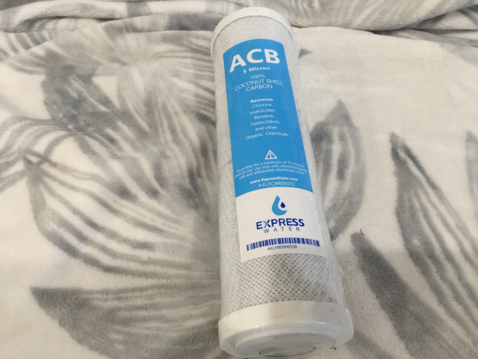 LOT OF 2 Activated Carbon Block ACB Water Filter Replacement 10 in 5 Micron New