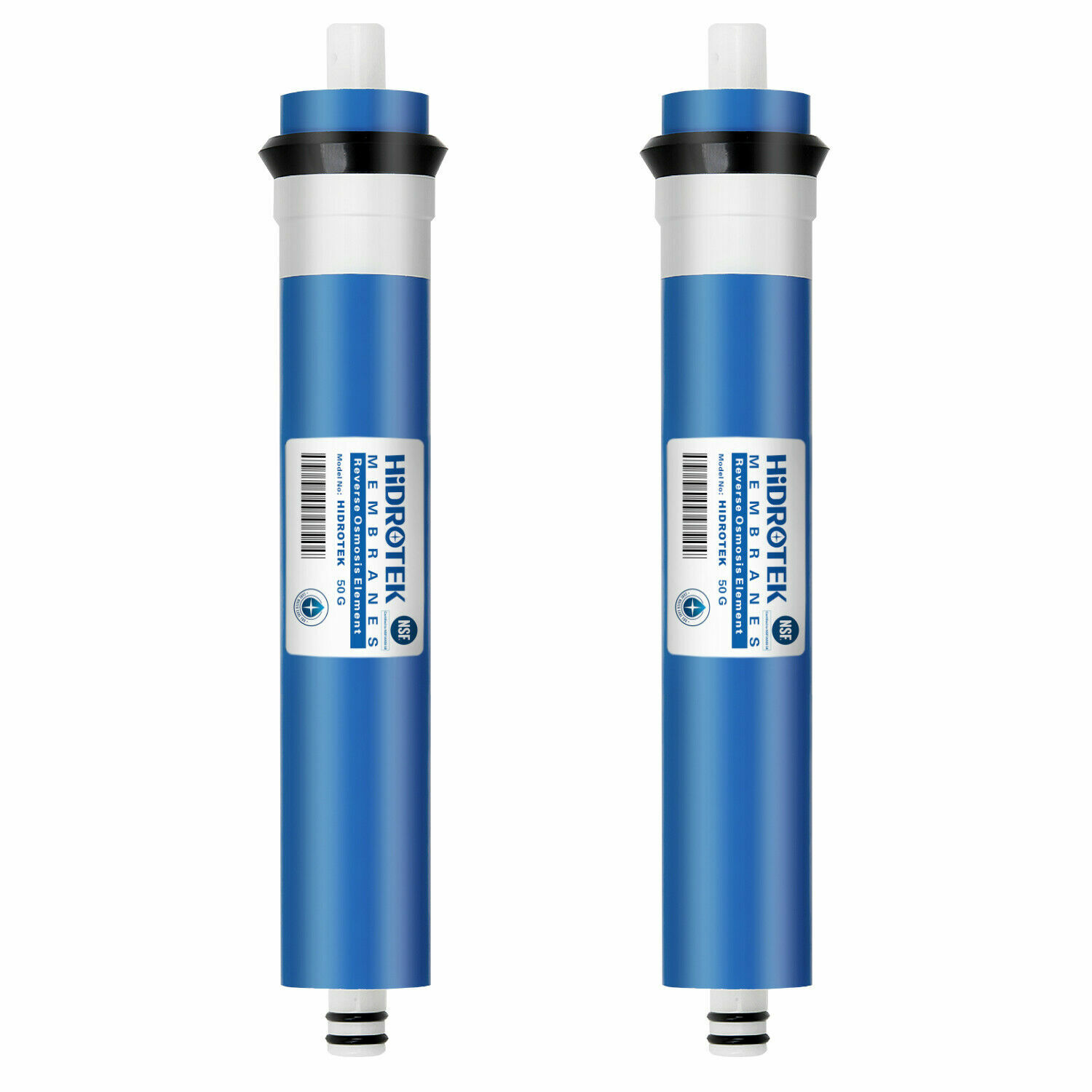 2 Pack Universal Compatible 50 GPD Reverse Osmosis Membrane NSF certificated