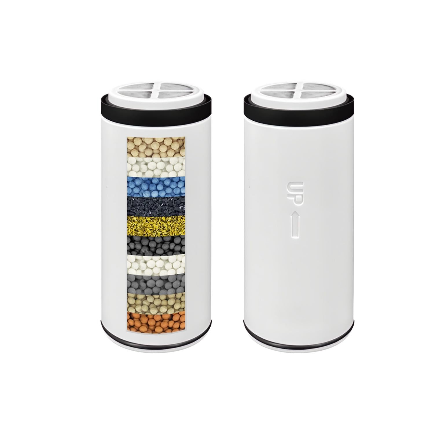 Multi-Stage Shower Filter Replacement Cartridge, 2-Pack, Water Softener for H…