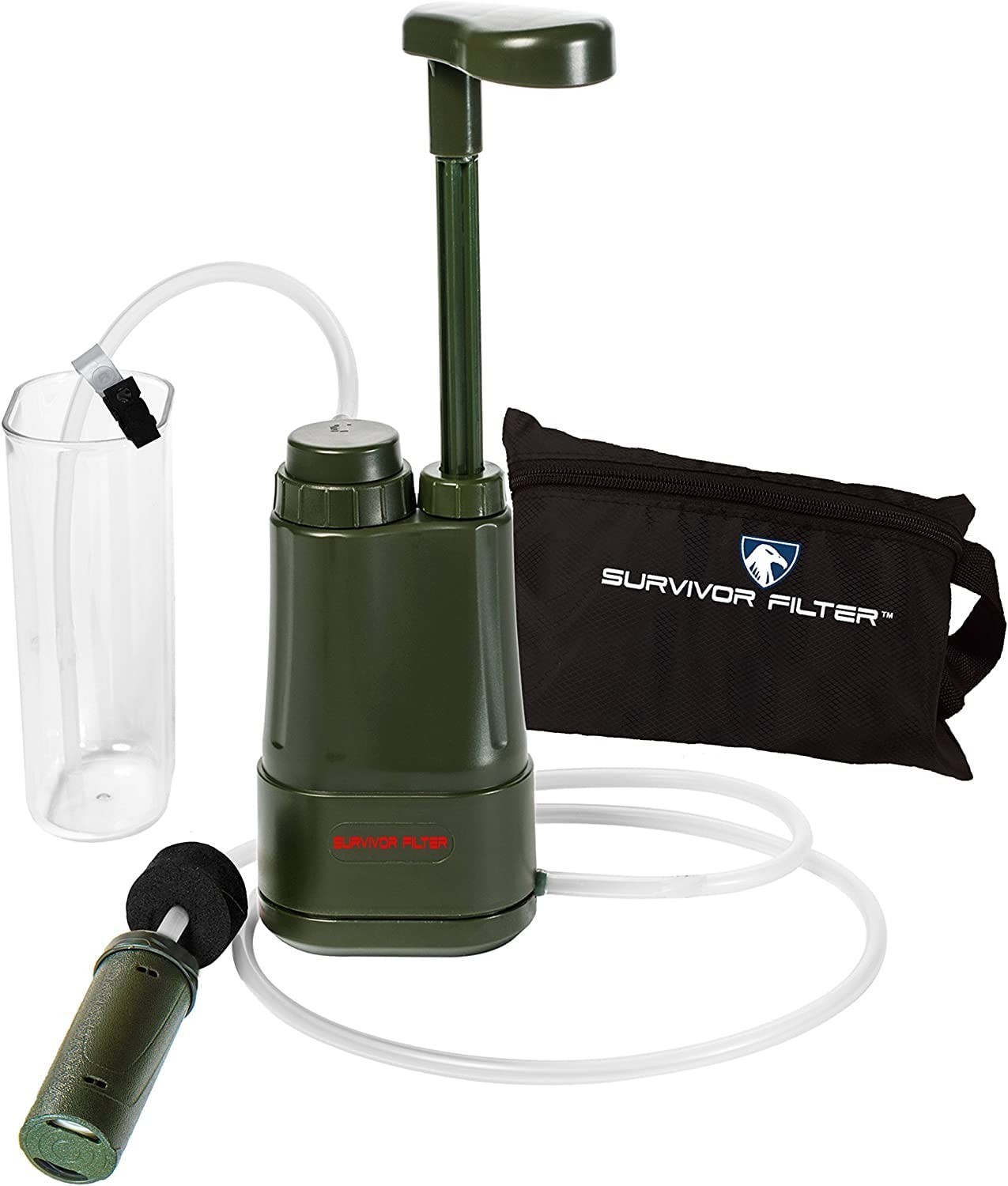 Survival Water Filter System with BPA Free Components and Carrying Case