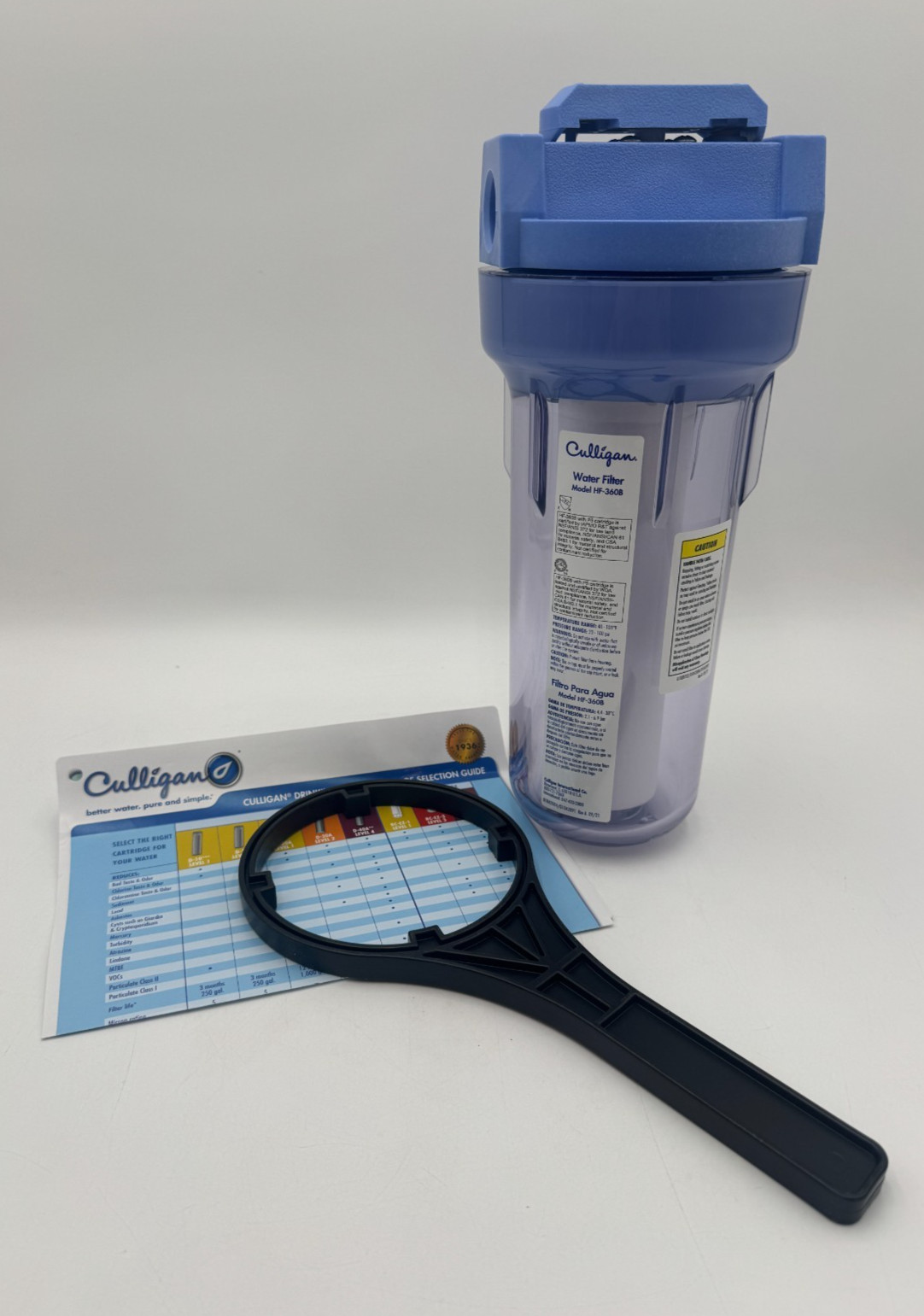 Culligan HF-360B Standard Duty 3/4″ Inlet/Outlet Whole House Filtration System