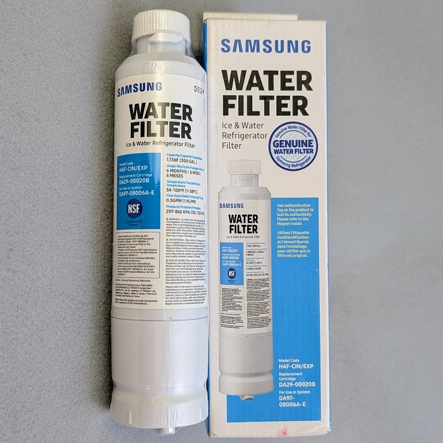 Samsung OEM DA29-00020B HAF-CIN/EXP Refrigerator Water Filter For DA97-08006A-E