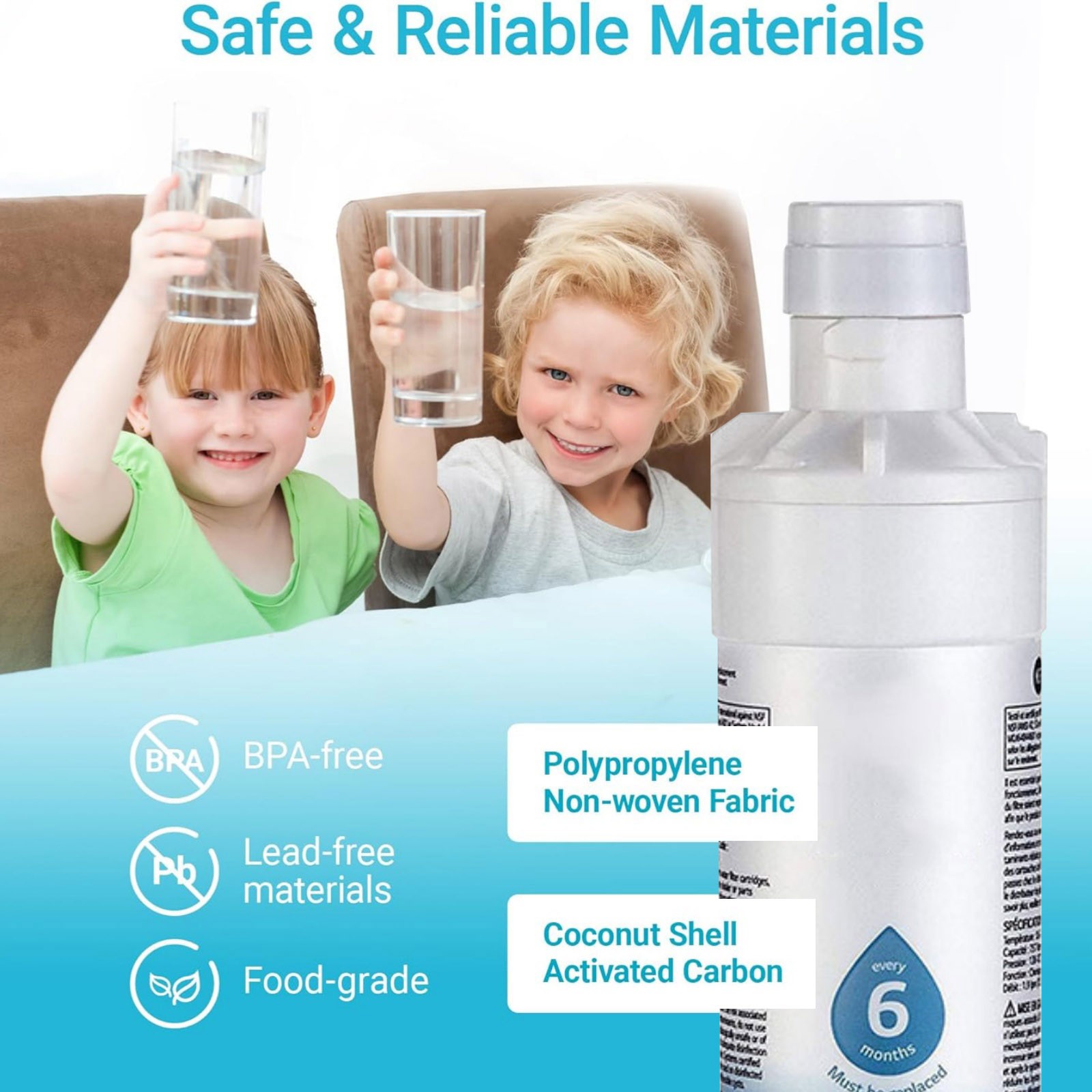 Refrigerator Water Filter MDJ64844601 For LG LT1000PCS LT-1000PC Model Series