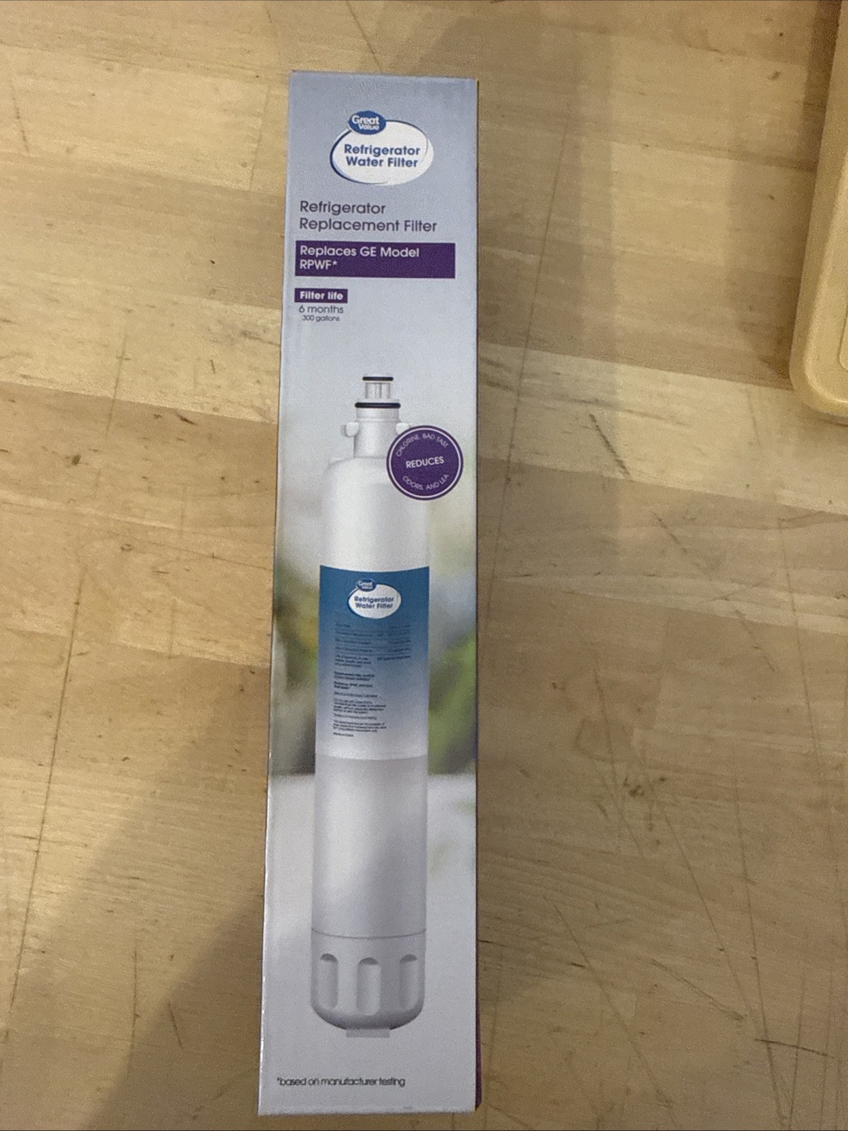 Great Value Refrigerator Water Filter Replaces Ge Model RPWF 6 Month 300 Gallons