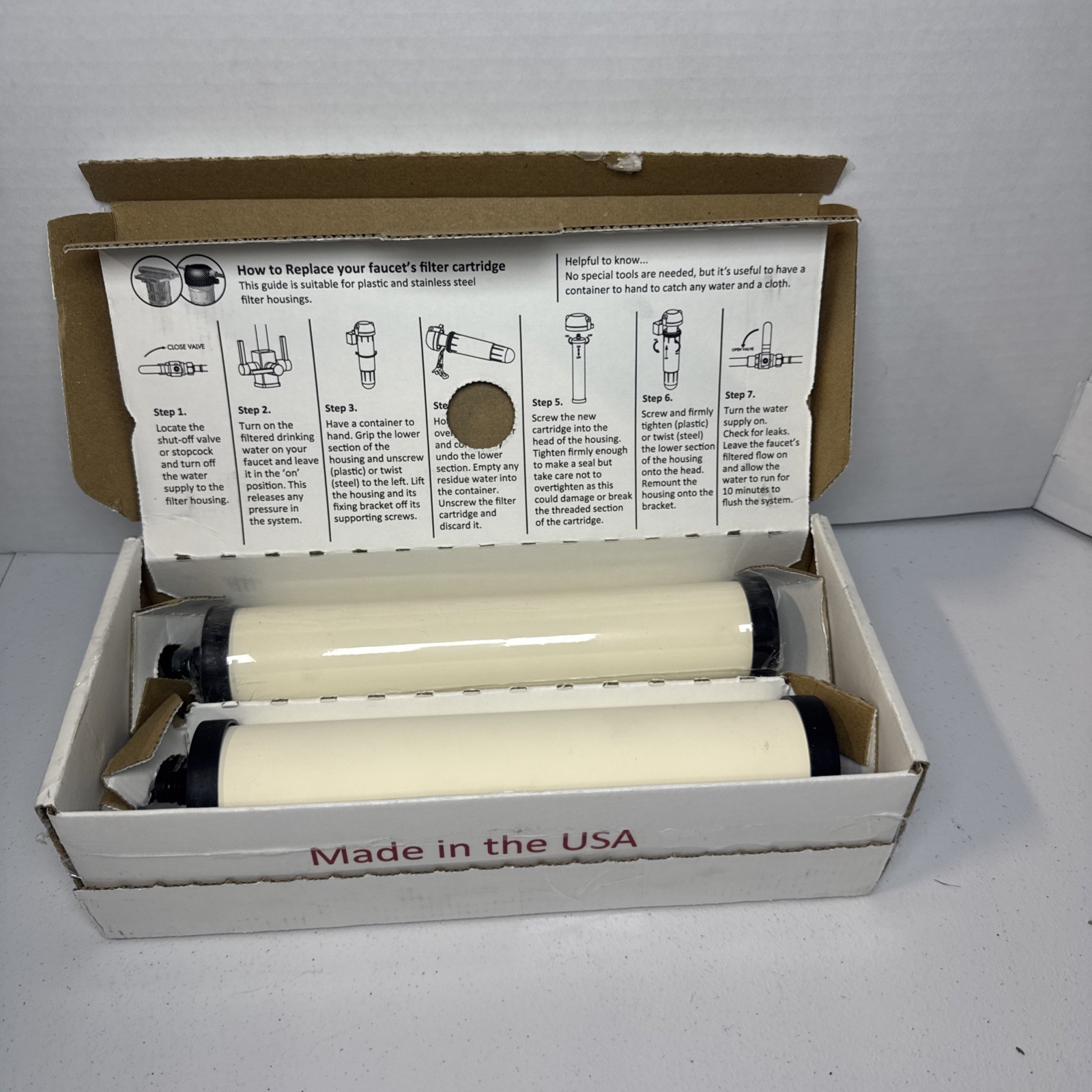 Franke Triflow FRX02/FR9455 Replacement Water Filter Cartridge Twin Pack OEM Fit