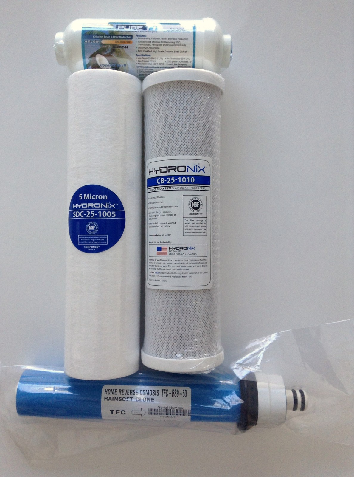 RAINSOFT ULTREFINER UF50 UF50T UF50N 50 GPD FILTER PACK WITH POST- WELL WATER