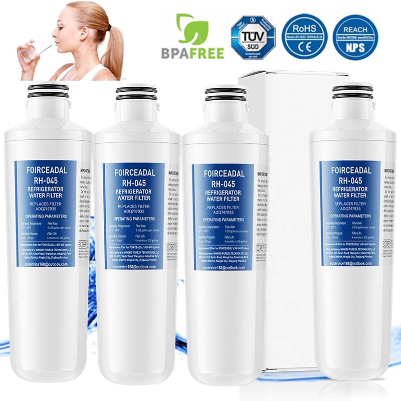 4Packs Replacement Refrigerator Ice Water Filter for LG LT1000P ADQ747935 New