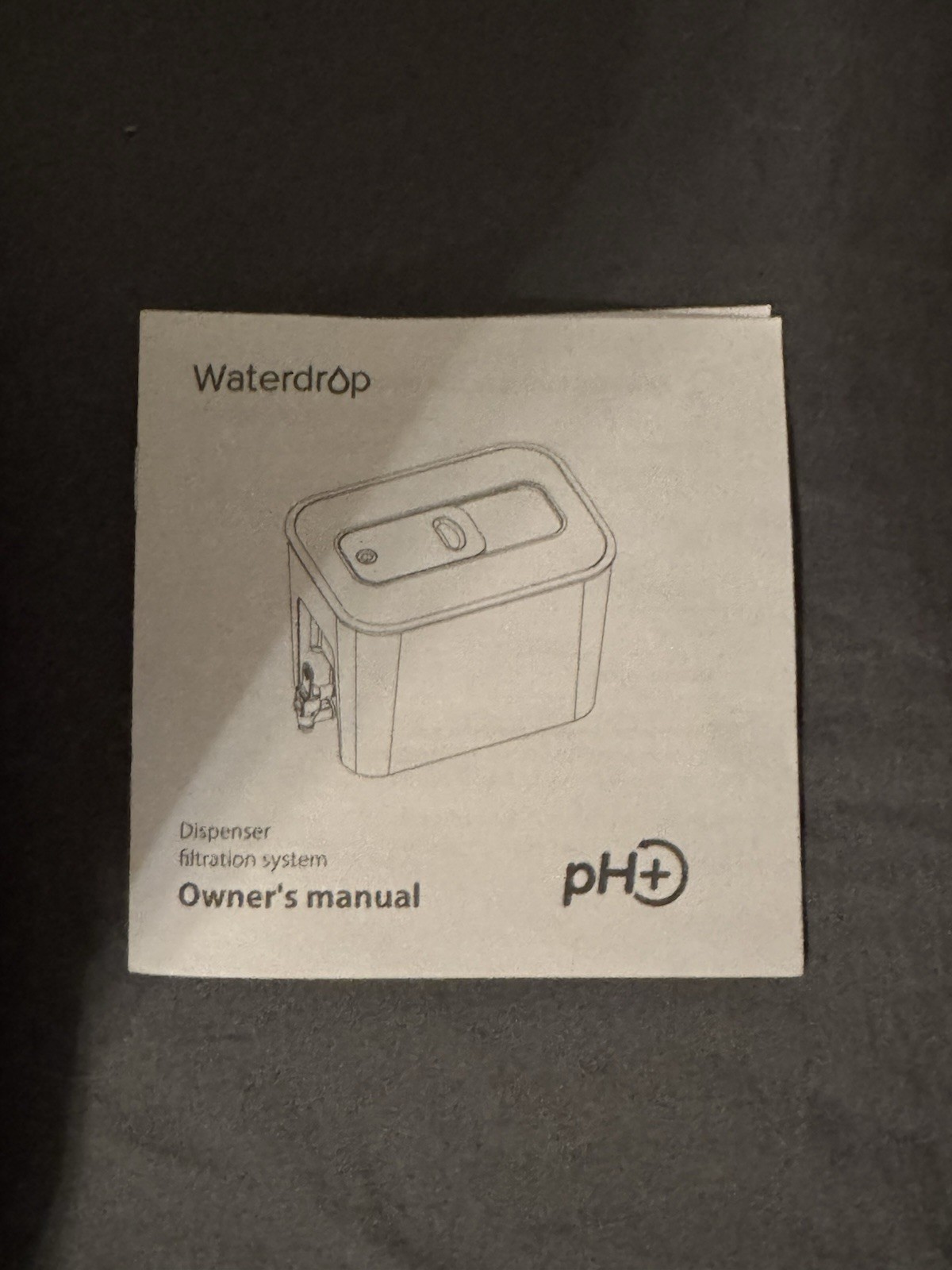 Waterdrop Lucid 40-Cup Large Water Filter Dispenser WD-WFD-22L-A – NEW Open Box