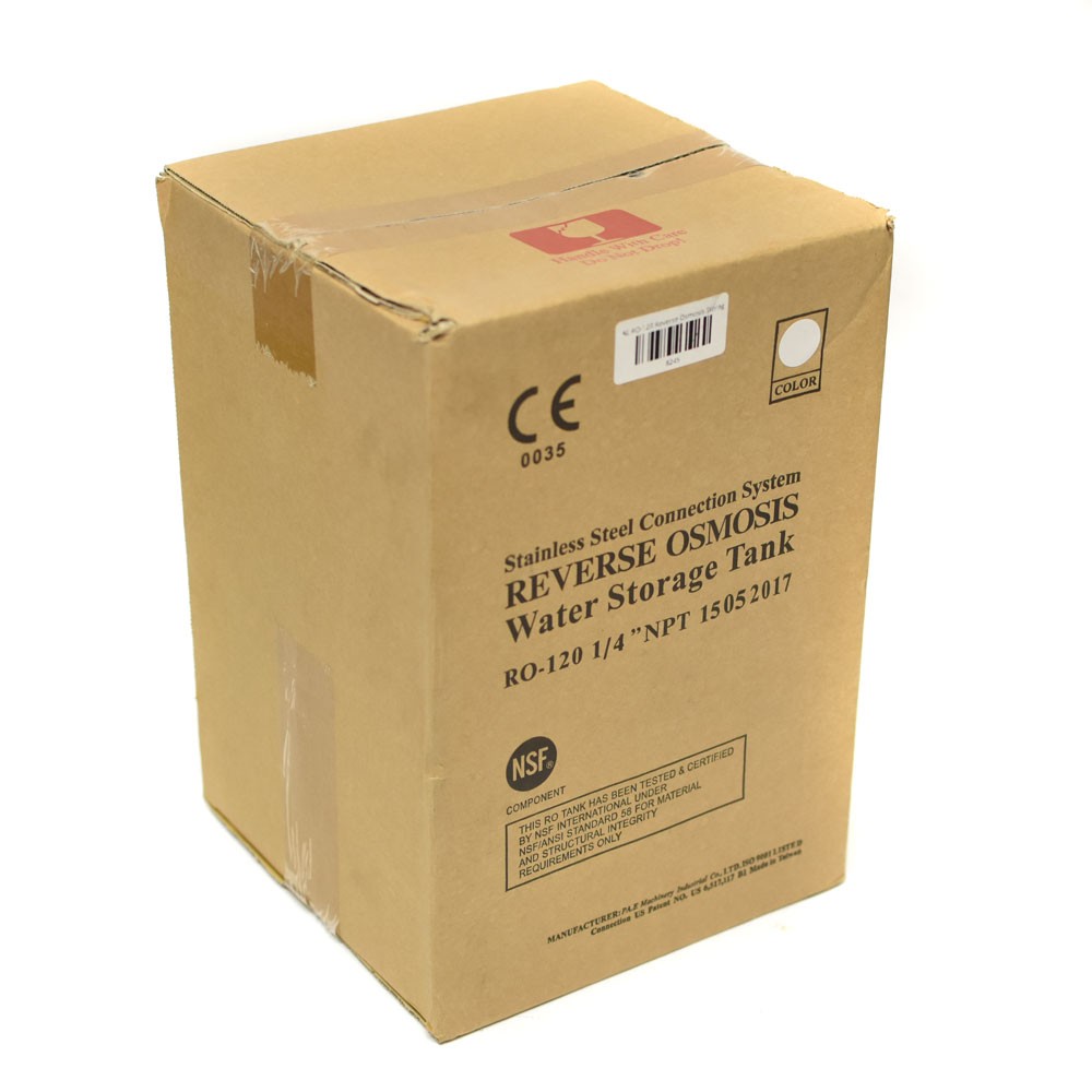 NEW PAE RO-120 2.1 Gallon Reverse Osmosis Water Storage Tank White