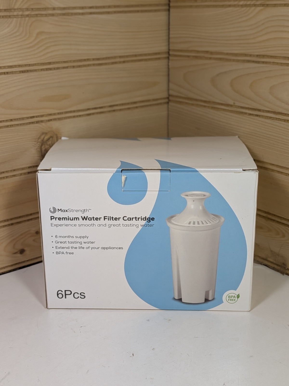 MaxStrength Premium Water Filter Cartridges 3 Pack Universal Replacement