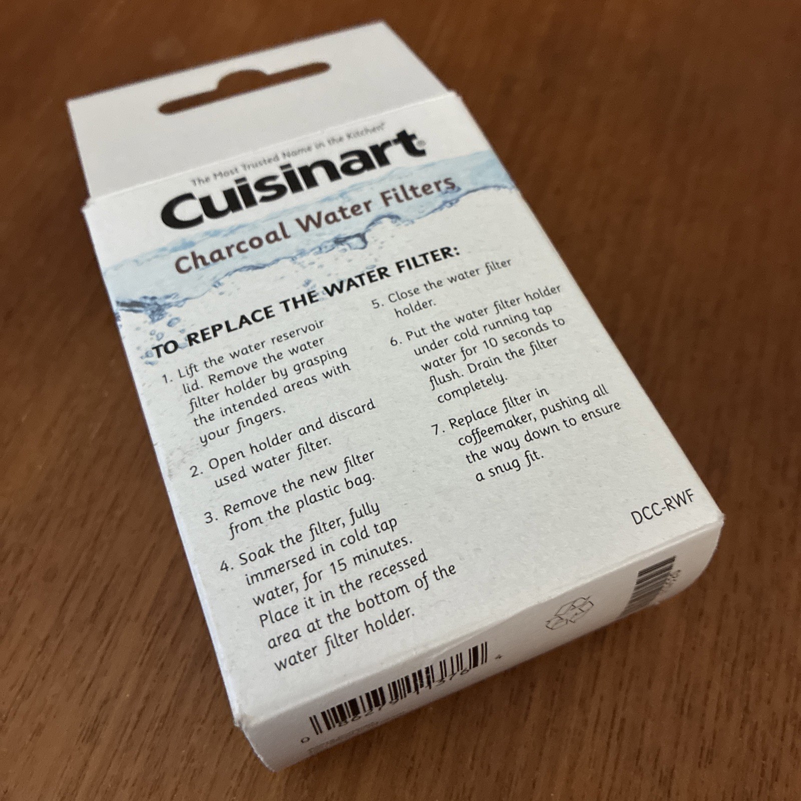 Cuisinart DCC-RWF Replacement Charcoal Water Filter – White 2 Pack