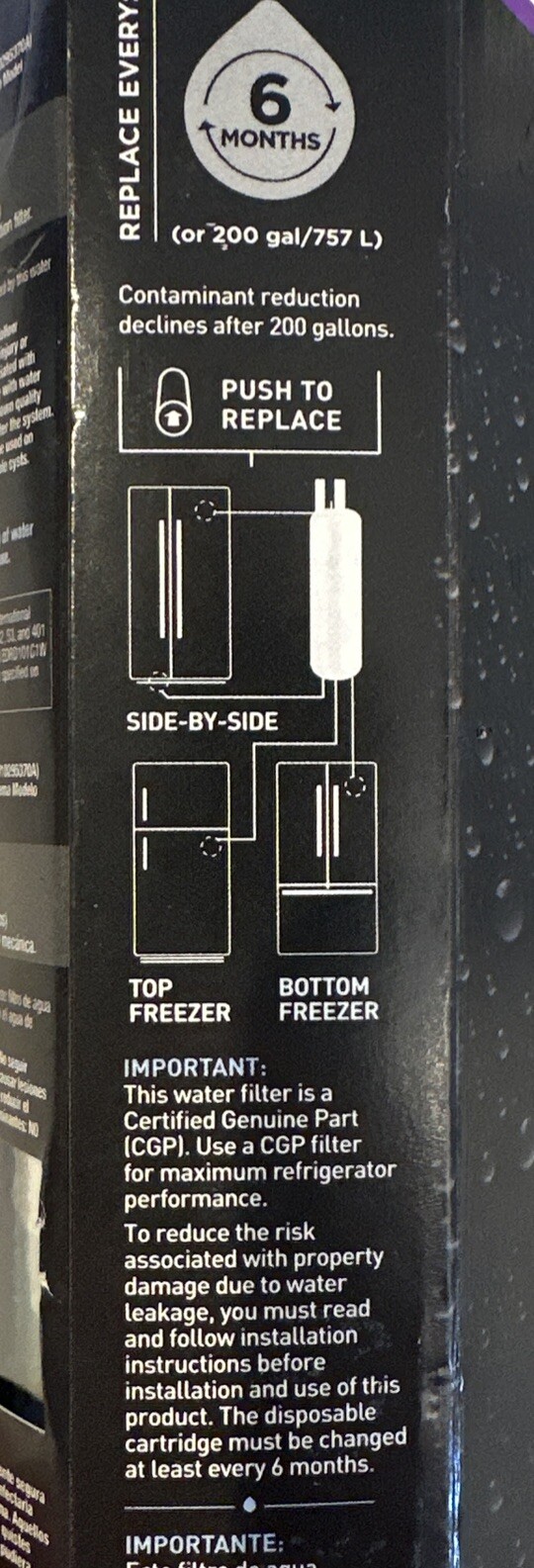 EveryDrop #1 ΕDR1RXD1 Refrigerator Ice and Water Filters