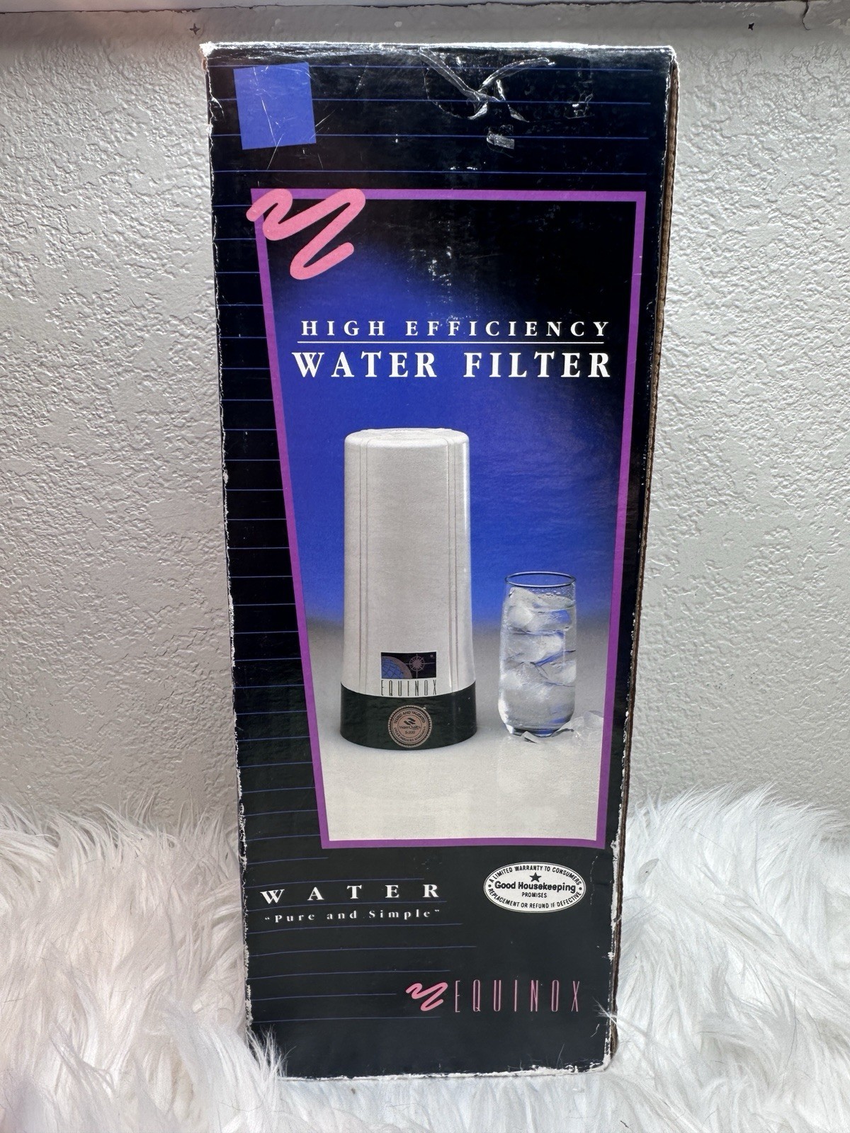 NEW EQ10 Equinox High Efficiency Countertop Water Charcoal Filter OPEN Box!
