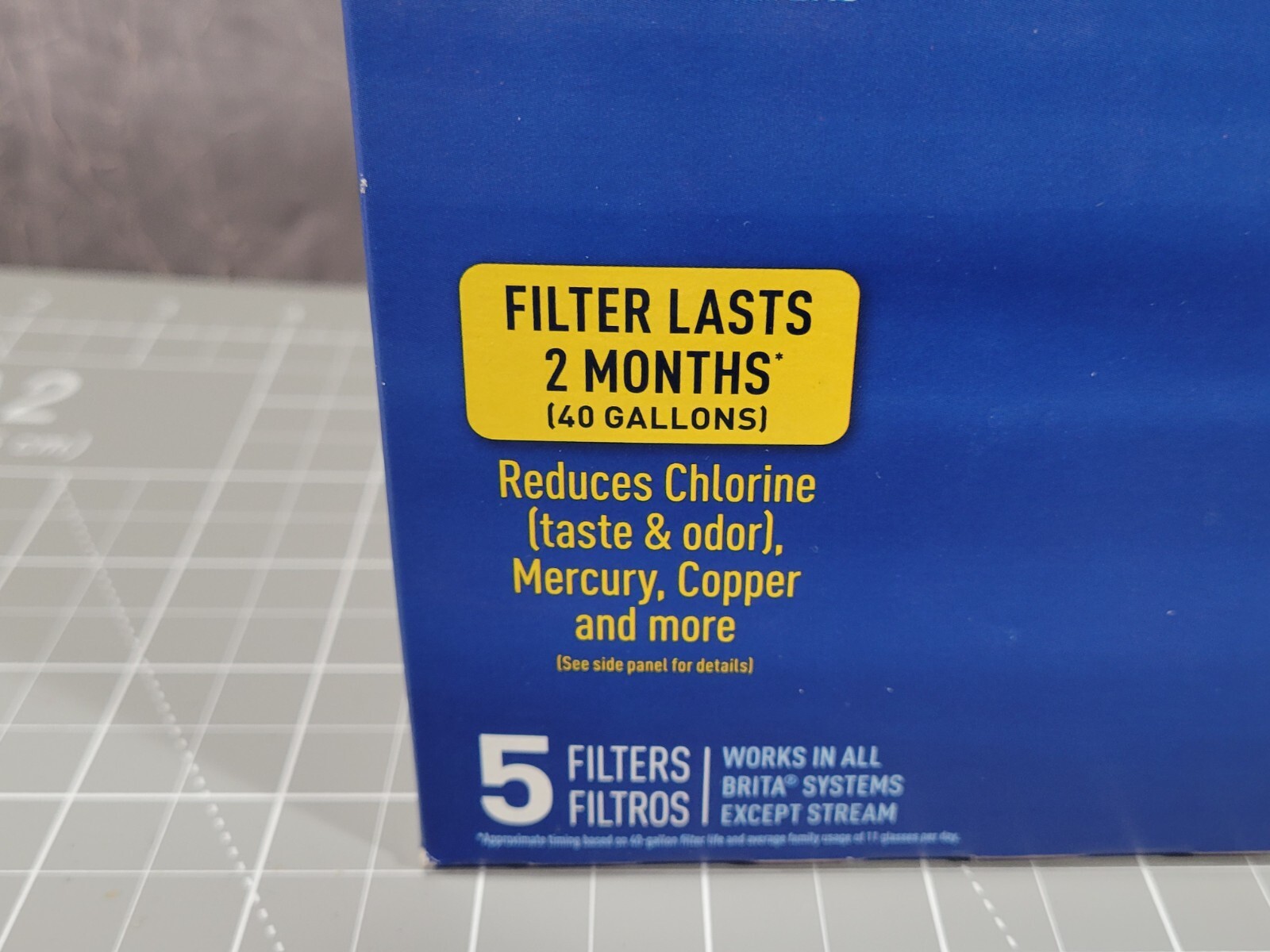 Brita Water Pitcher Replacement Filters 5-Pack in Box