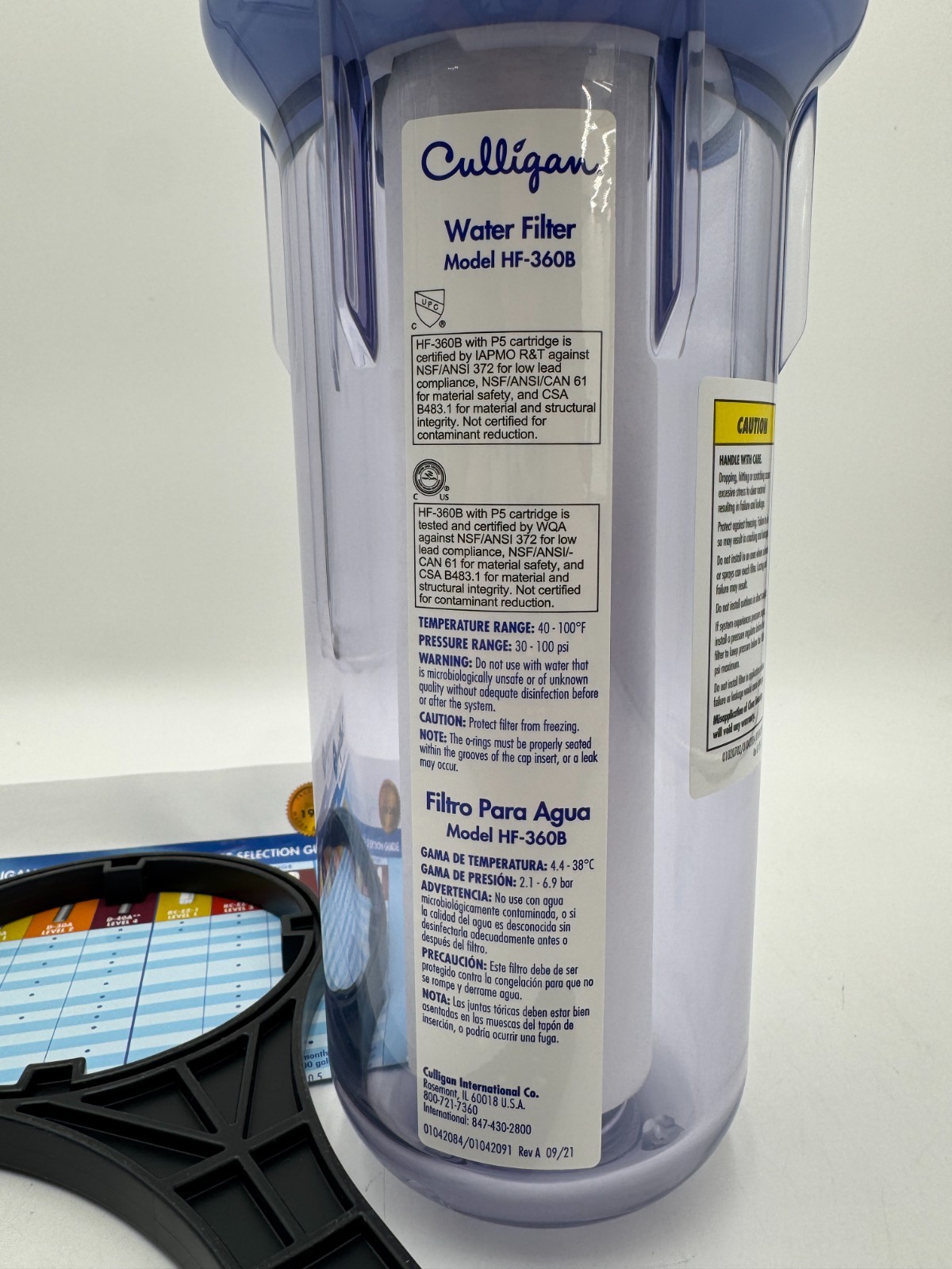 Culligan HF-360B Standard Duty 3/4″ Inlet/Outlet Whole House Filtration System